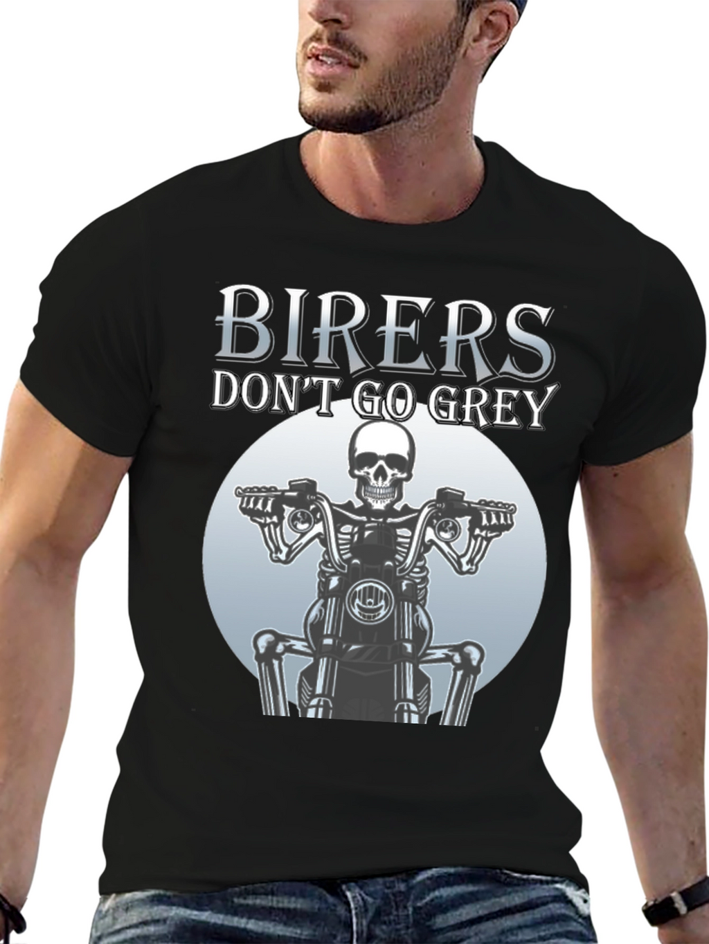 Bikers Dont Go Grey T-Shirt