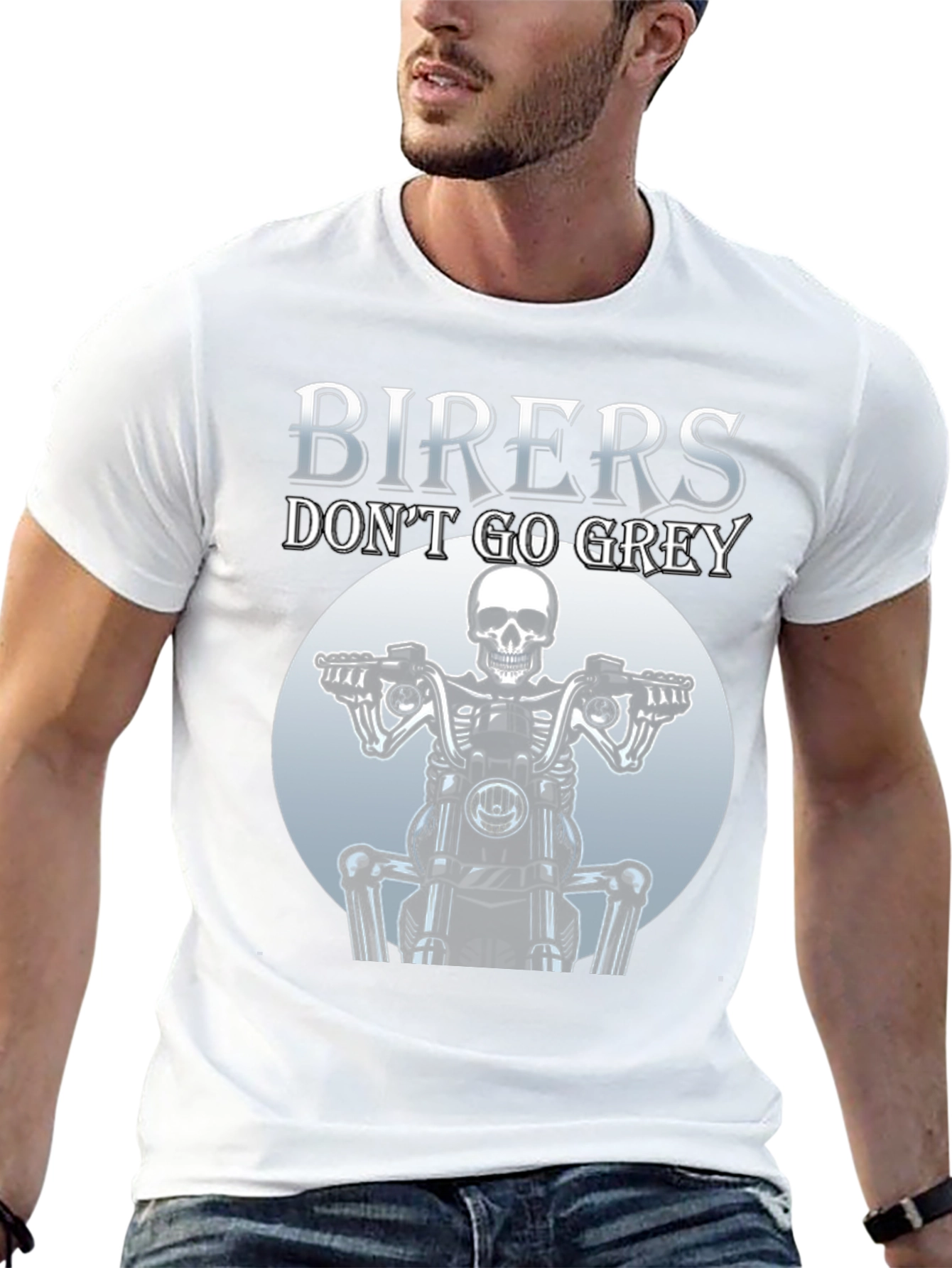 Bikers Dont Go Grey T-Shirt
