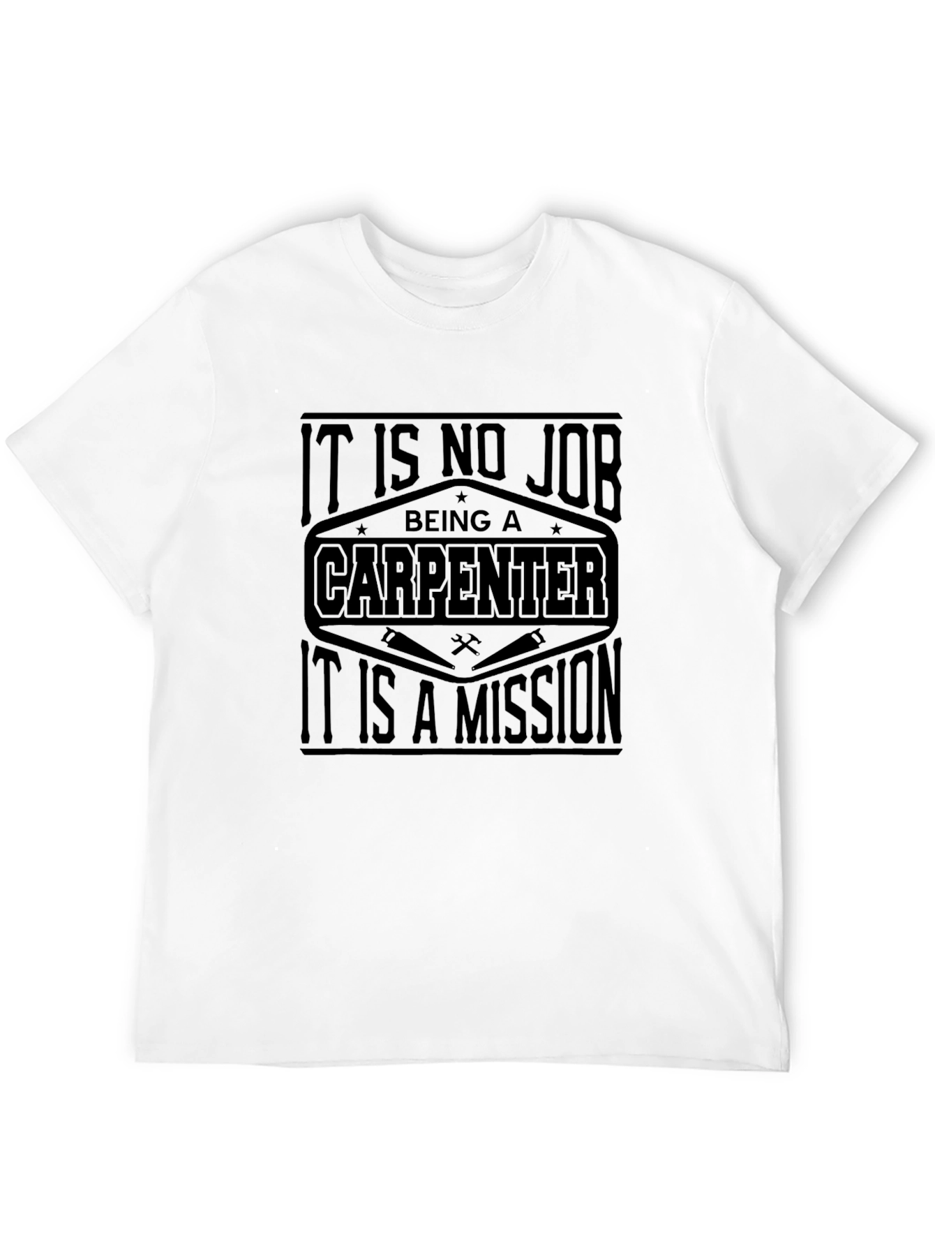 Carpenter Mission T-Shirt - Black Graphic Tee