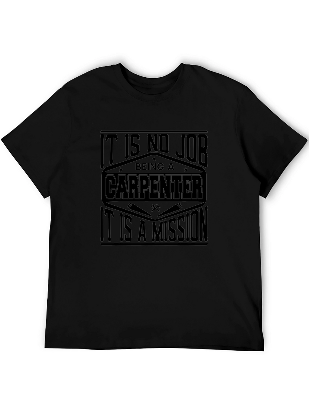 Carpenter Mission T-Shirt - Black Graphic Tee
