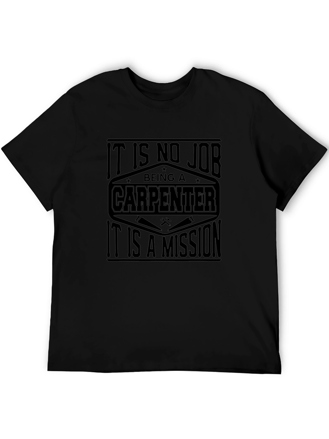 Carpenter Mission T-Shirt - Black Graphic Tee