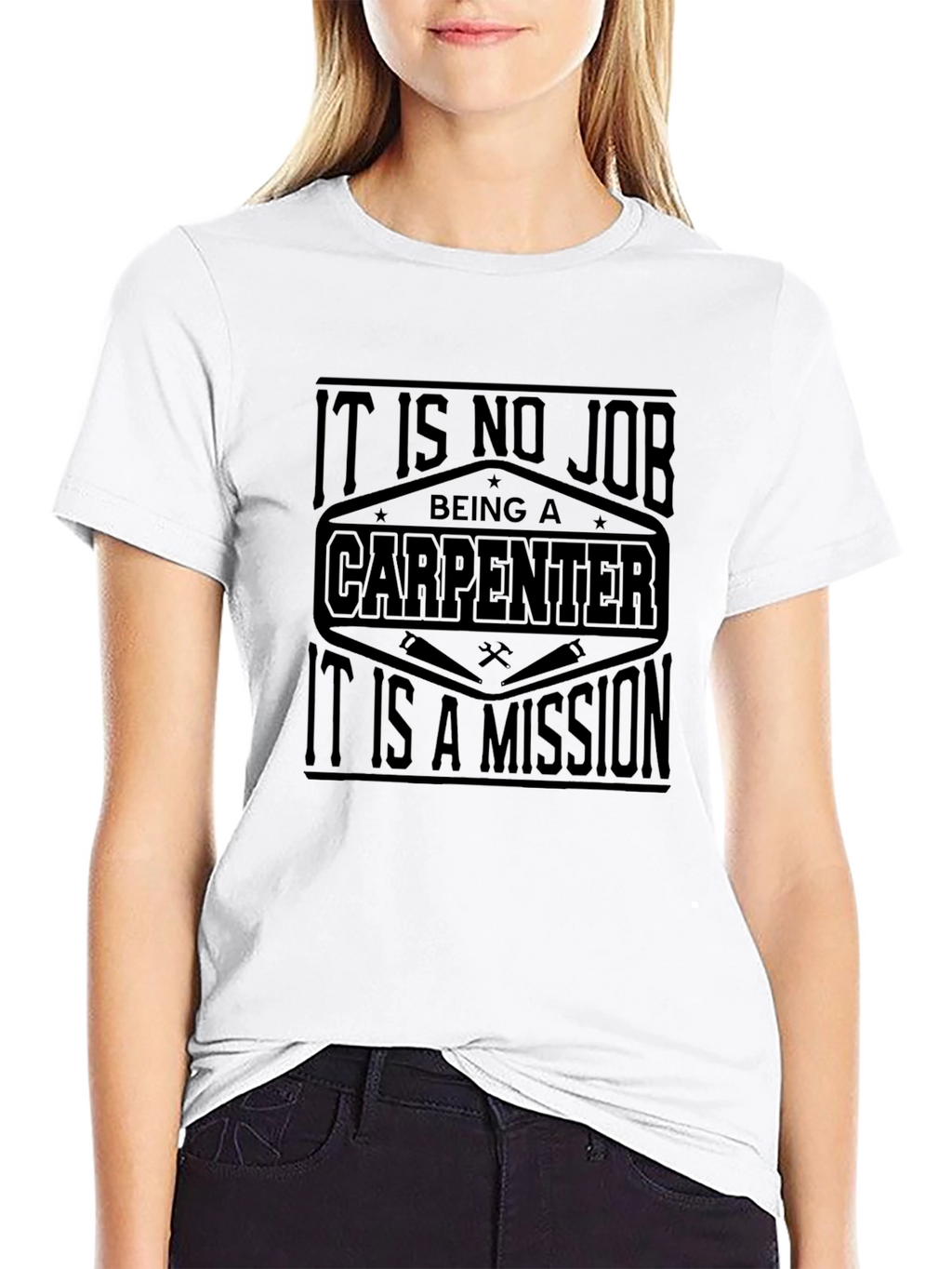 Carpenter Mission T-Shirt - Black Graphic Tee