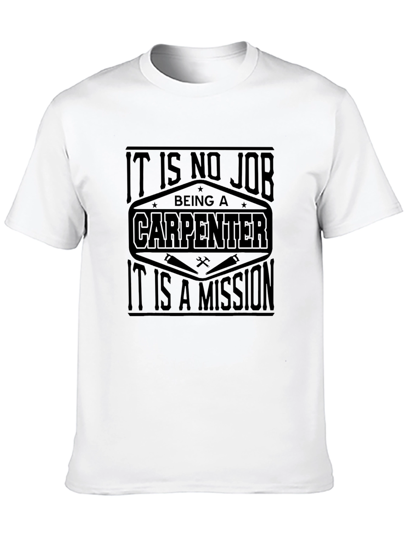 Carpenter Mission T-Shirt - Black Graphic Tee