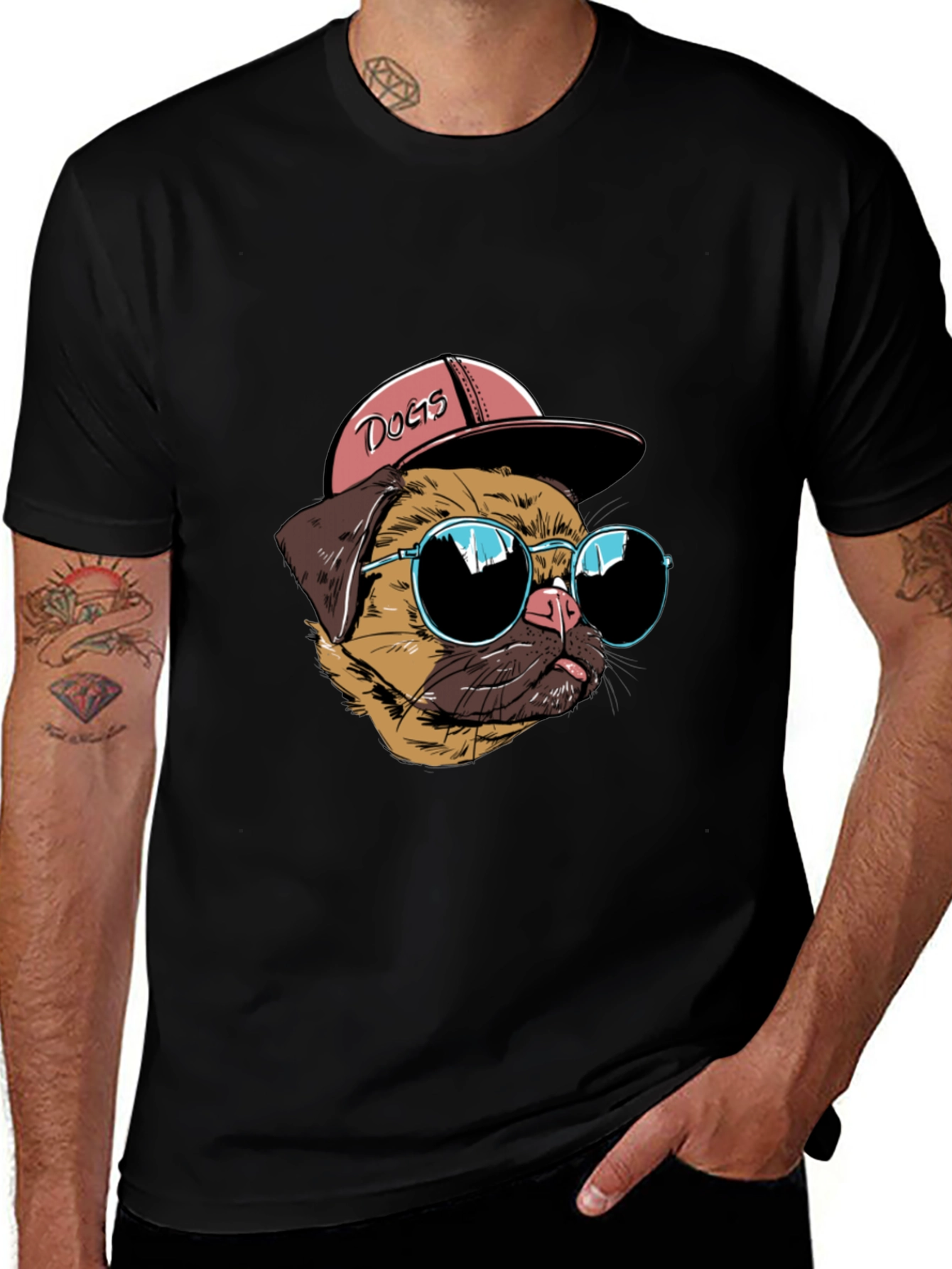 Cool Dog T-Shirt - Black