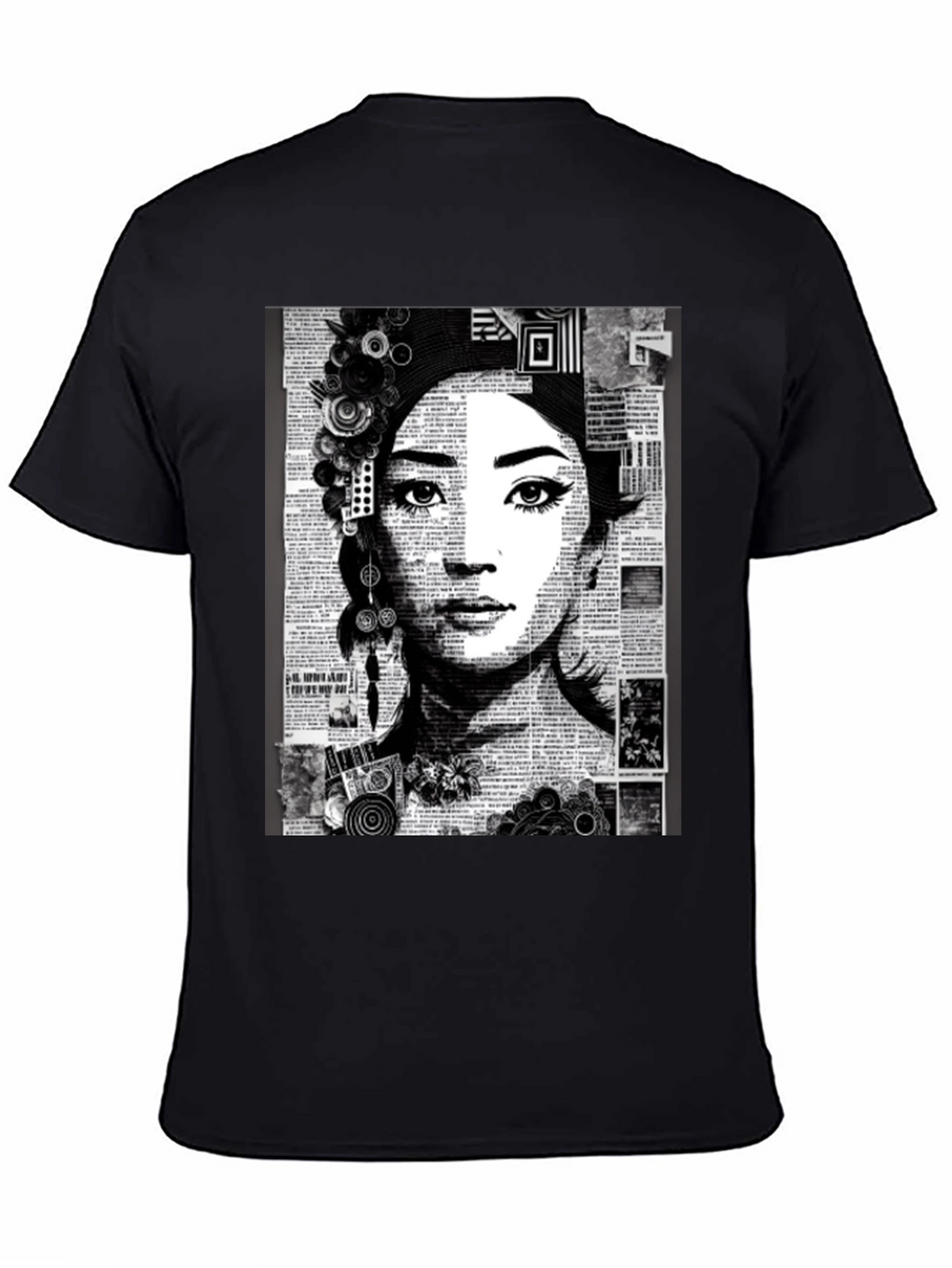 Asian Woman Portrait Graphic Tee
