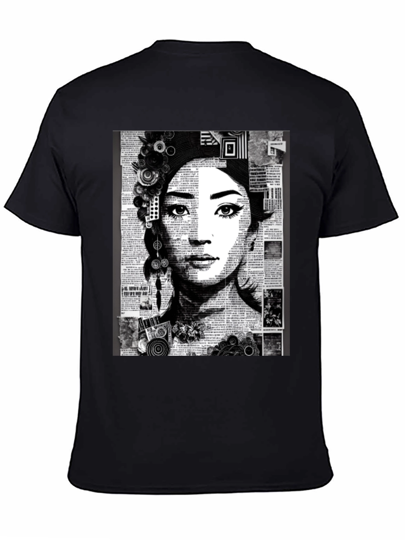 Asian Woman Portrait Graphic Tee