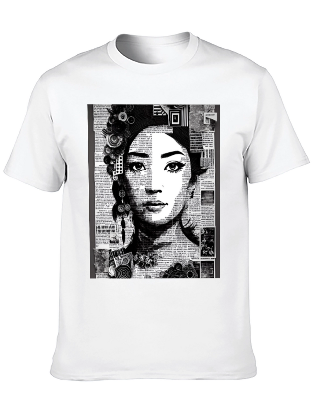 Asian Woman Portrait Graphic Tee