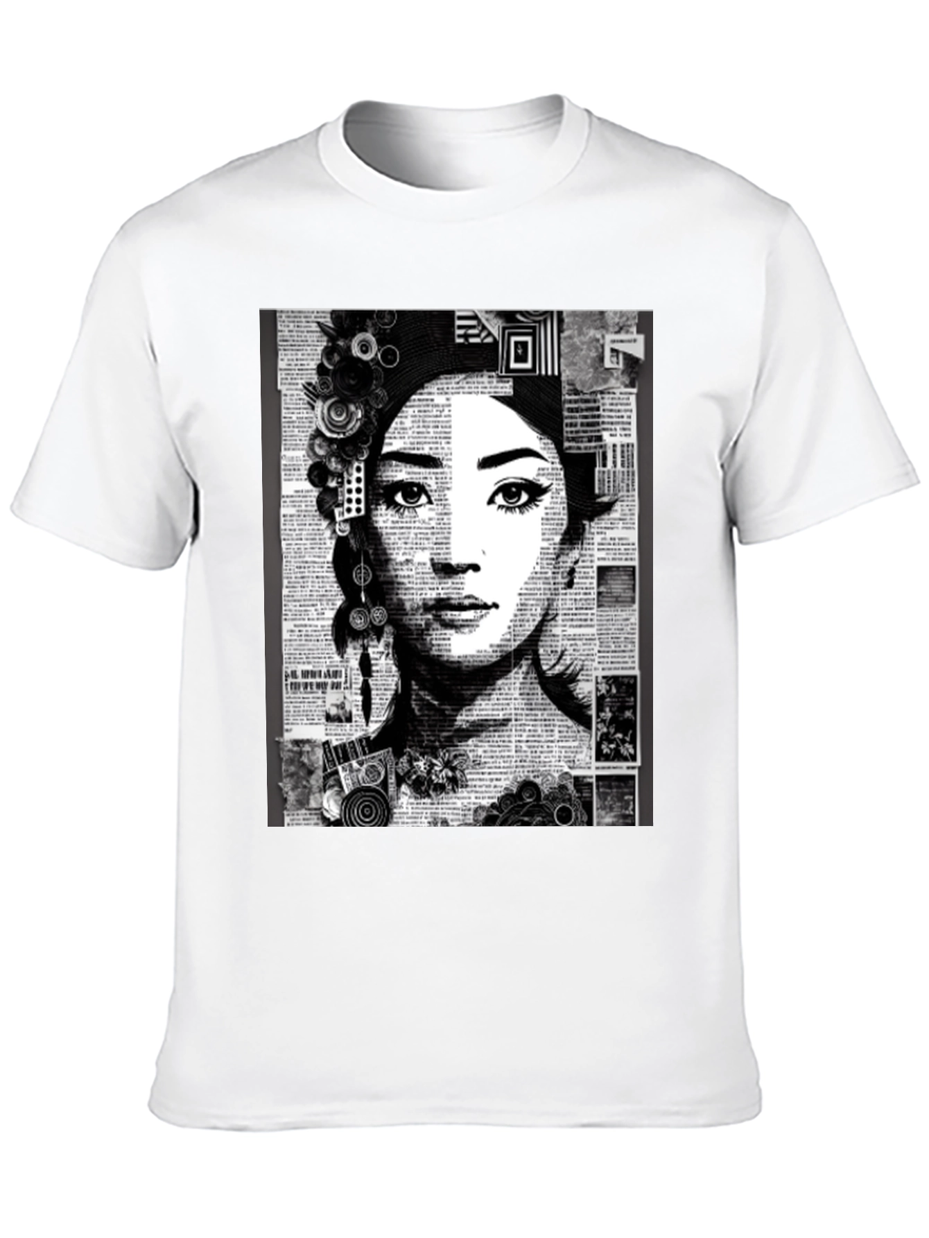 Asian Woman Portrait Graphic Tee