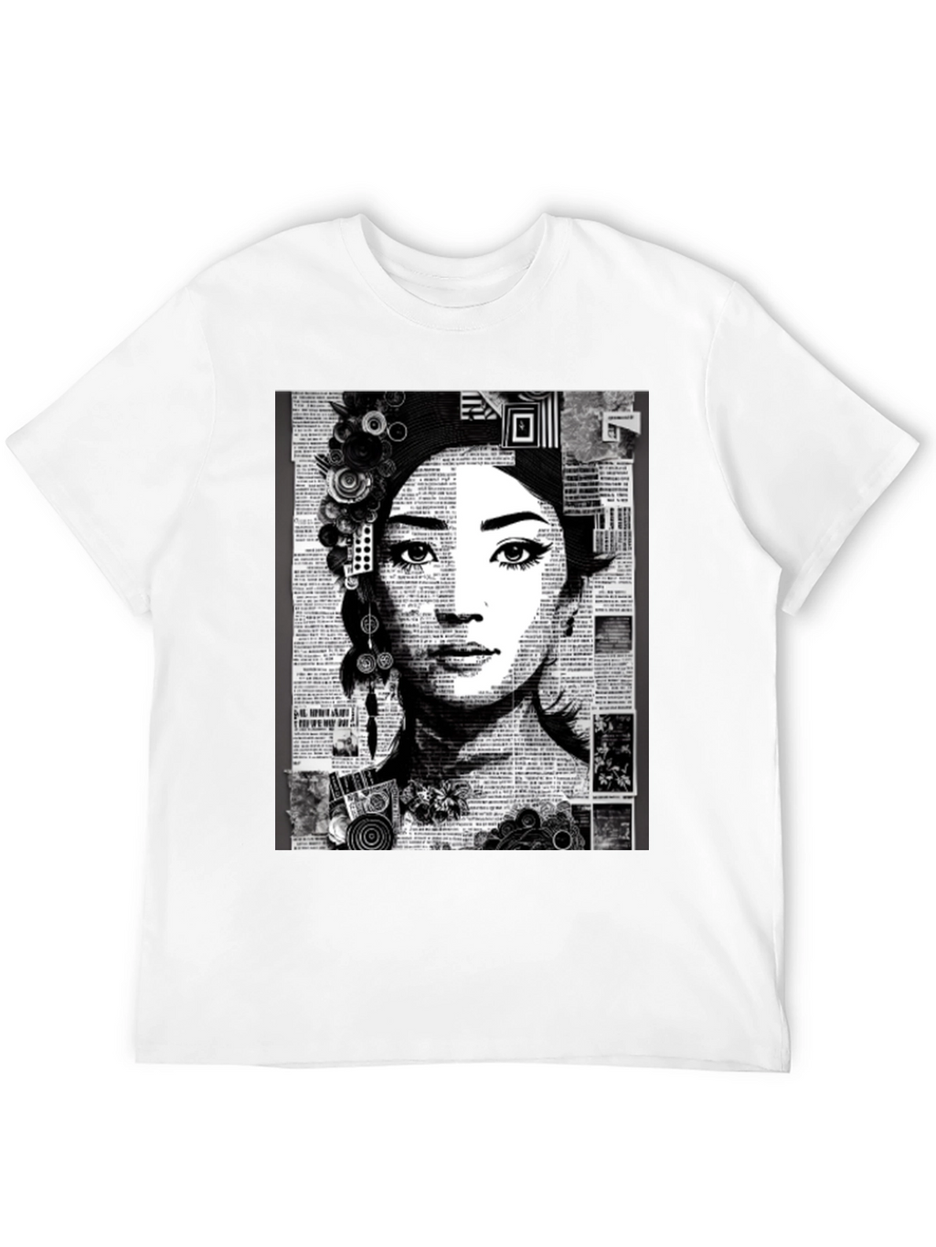 Asian Woman Portrait Graphic Tee