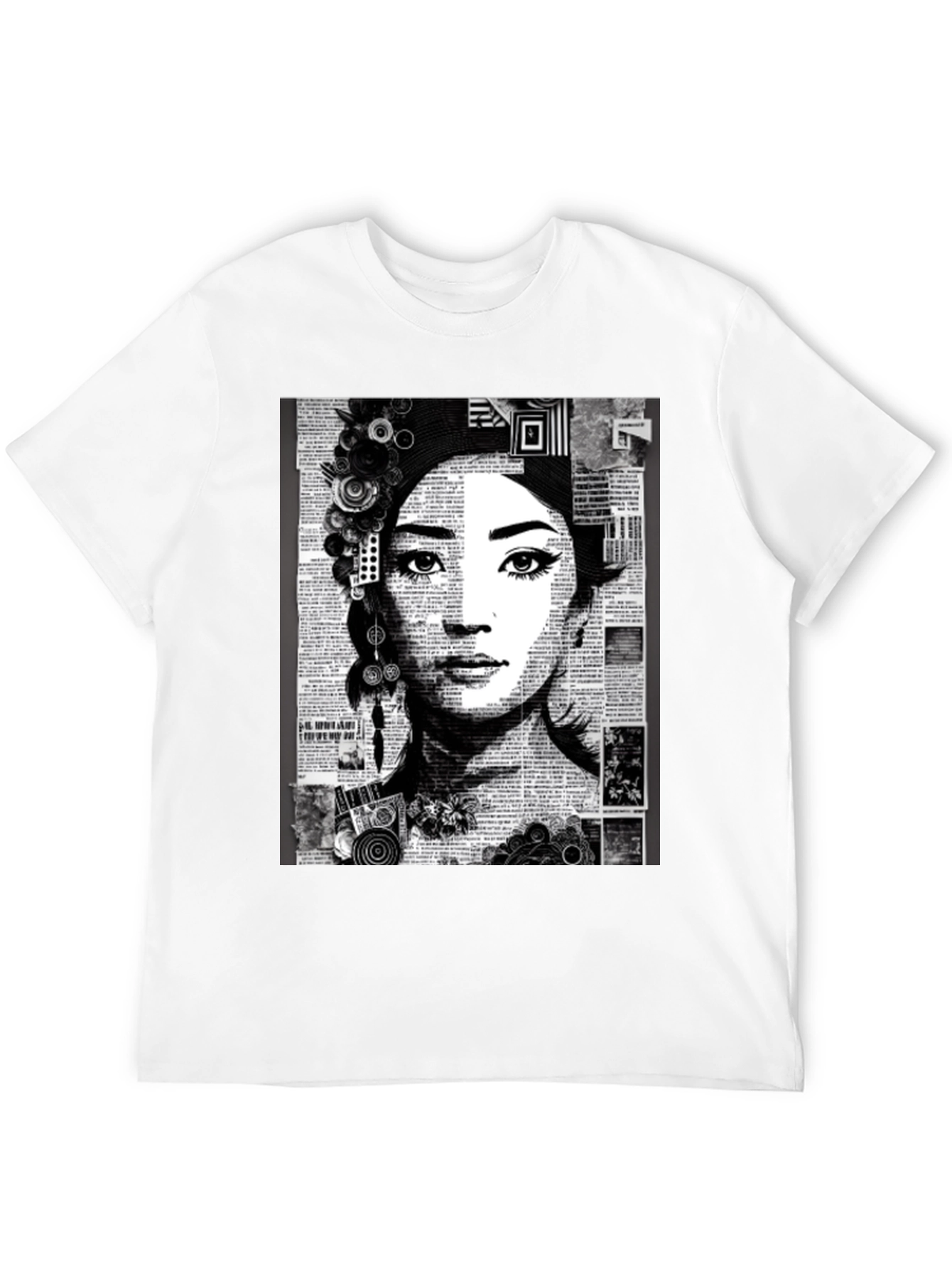Asian Woman Portrait Graphic Tee