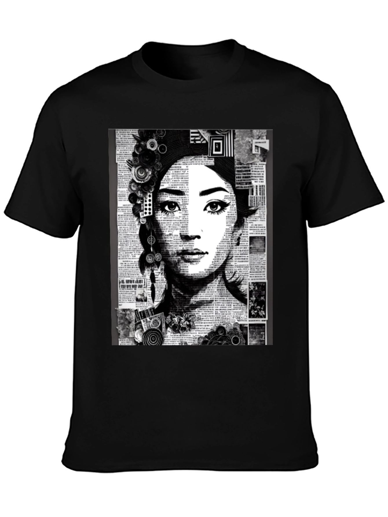 Asian Woman Portrait Graphic Tee