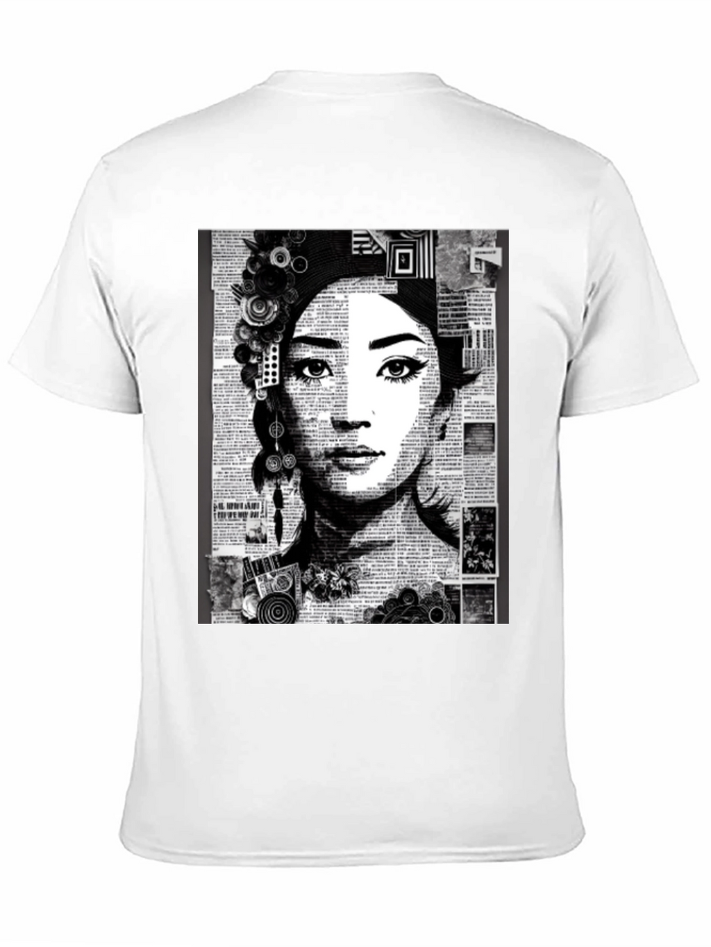 Asian Woman Portrait Graphic Tee
