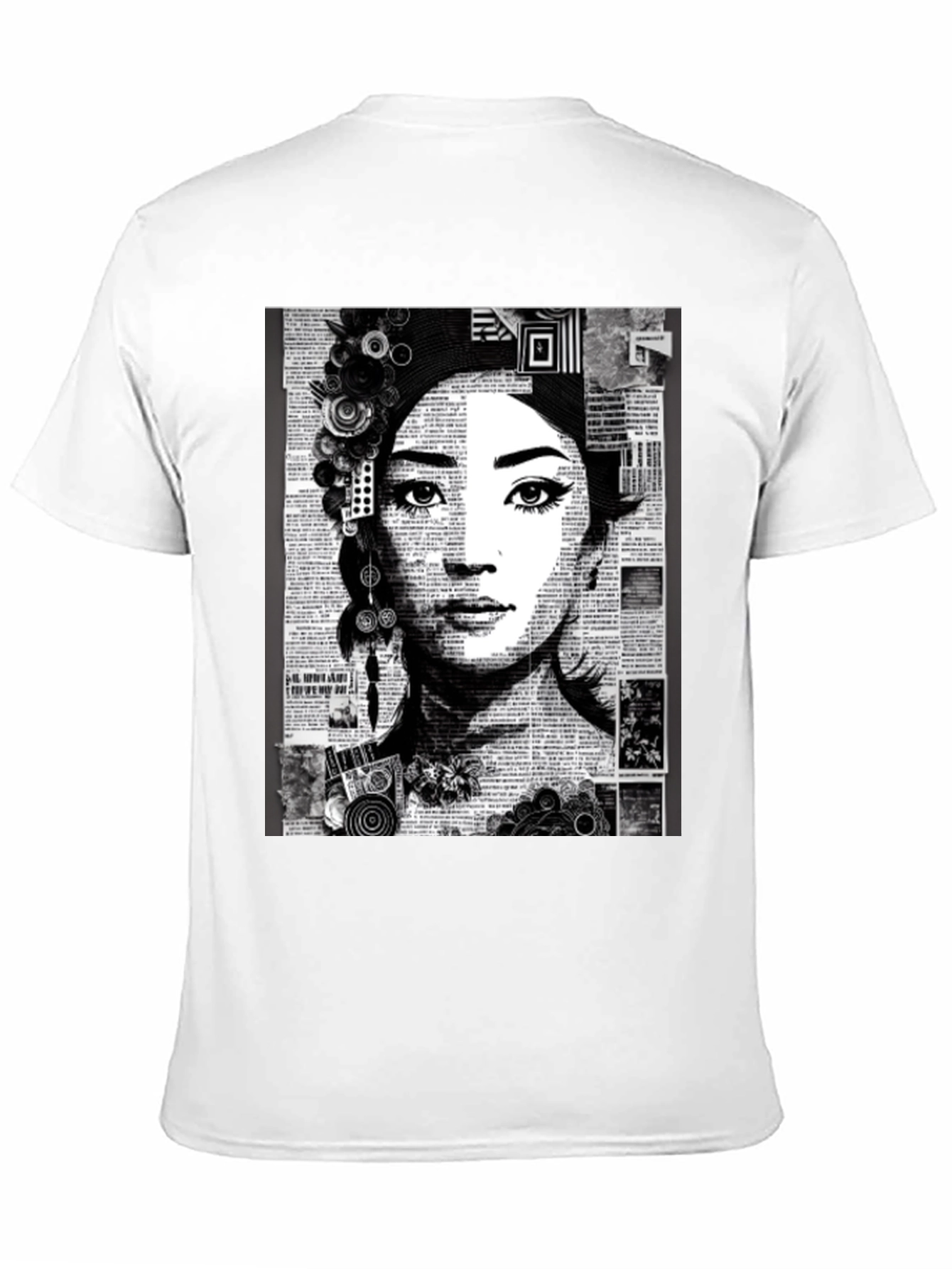 Asian Woman Portrait Graphic Tee