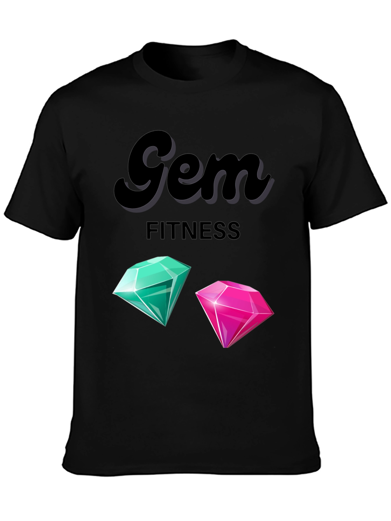 Gem Fitness T-Shirt - Stylish Workout Apparel