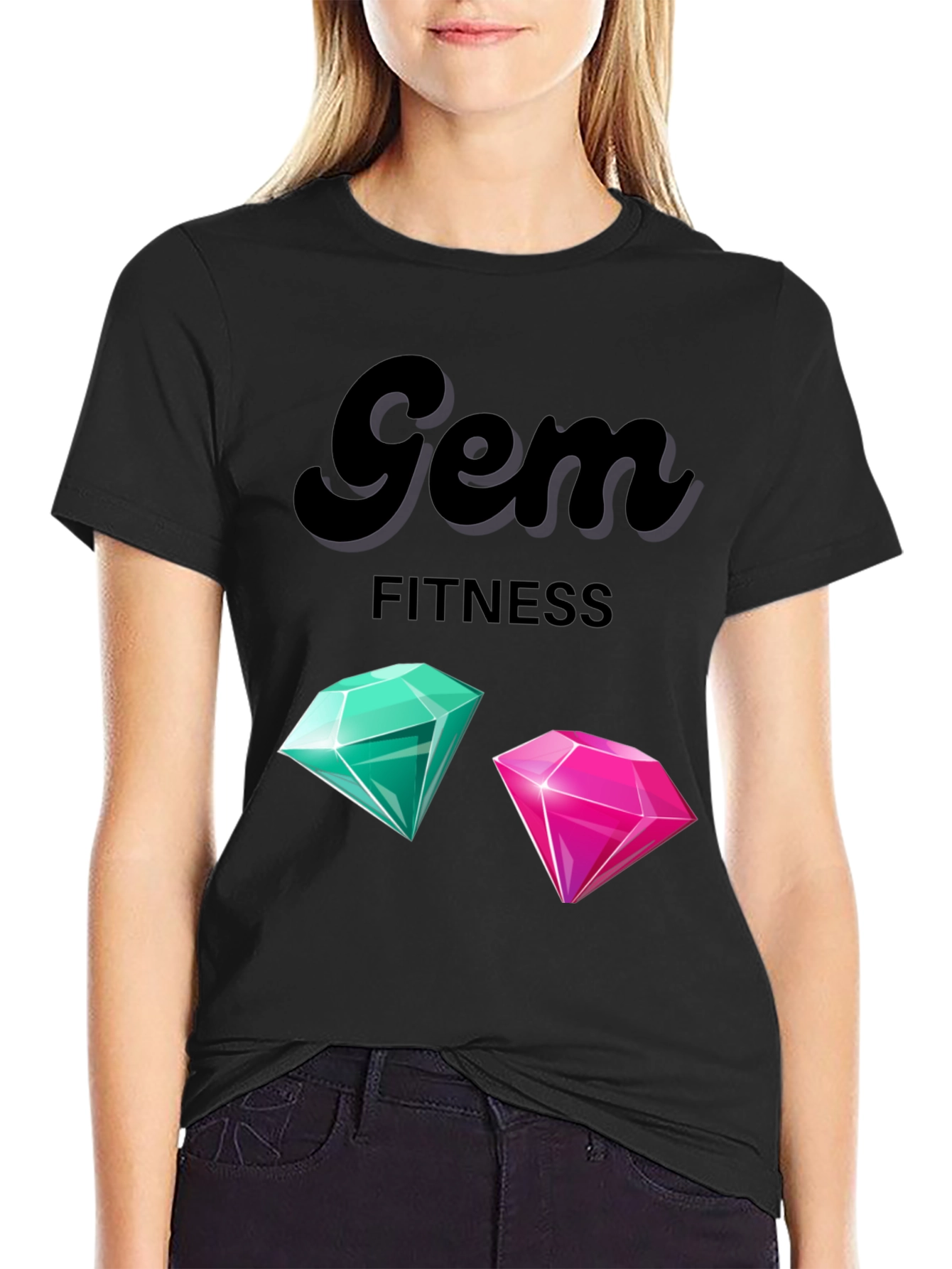 Gem Fitness T-Shirt - Stylish Workout Apparel