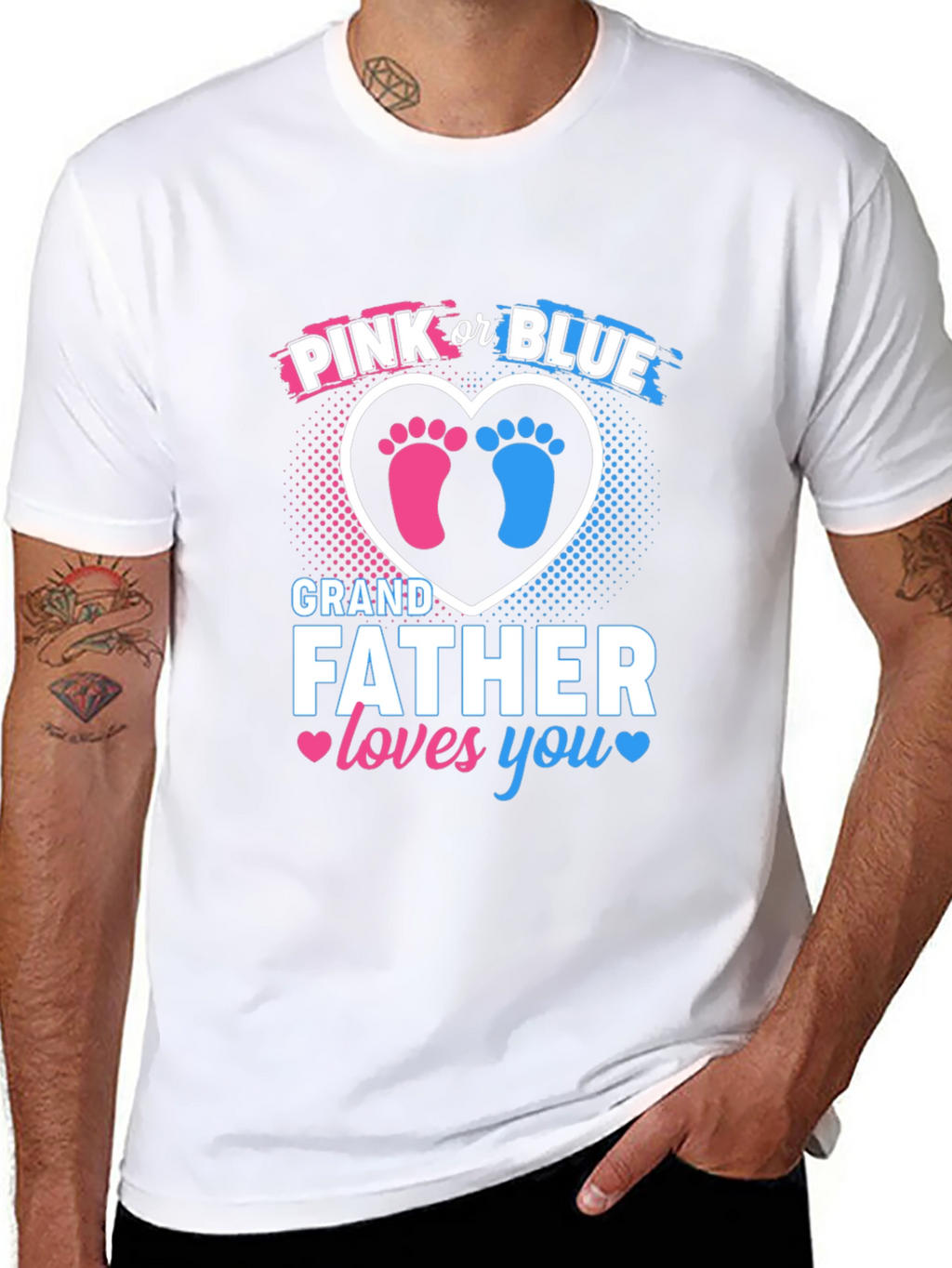 Grandfather Loves You Gender Reveal T-Shirt