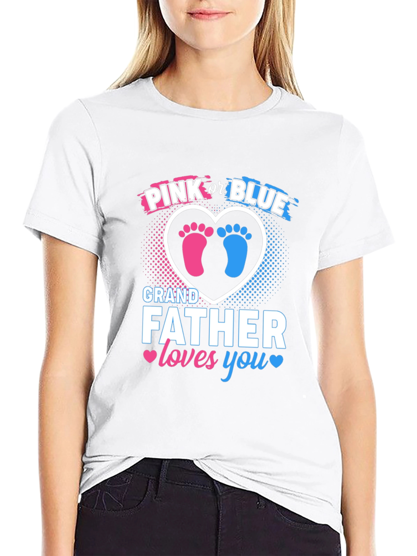 Grandfather Loves You Gender Reveal T-Shirt