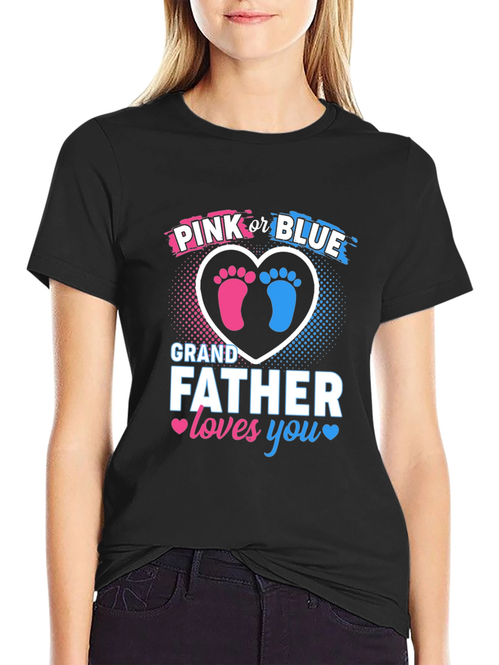 Grandfather Loves You Gender Reveal T-Shirt