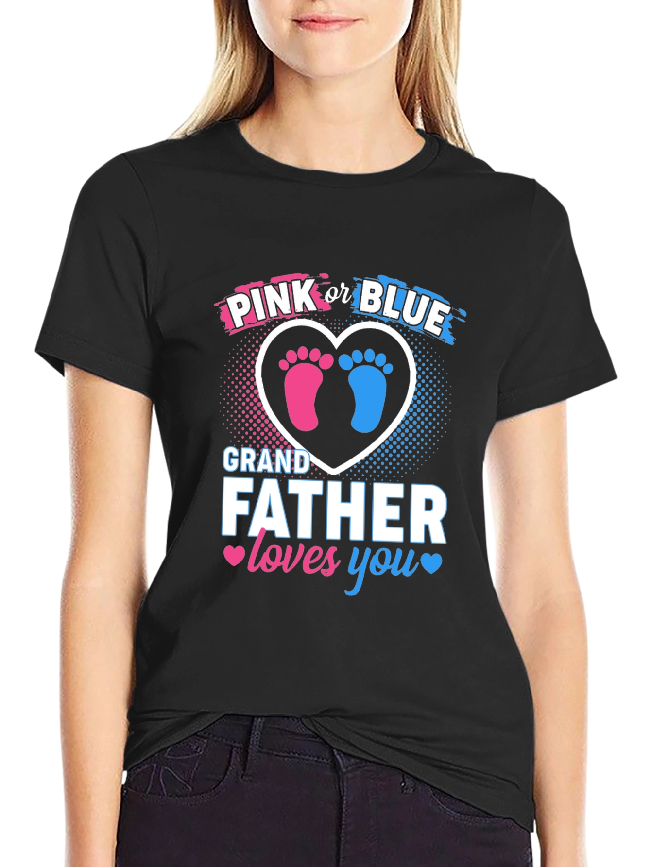 Grandfather Loves You Gender Reveal T-Shirt