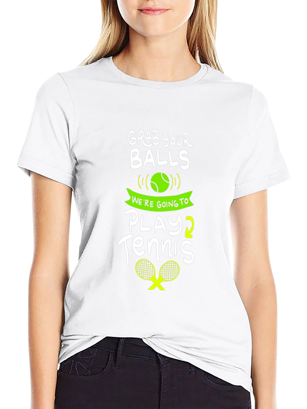 Grab Your Balls Play Tennis Graphic Tee