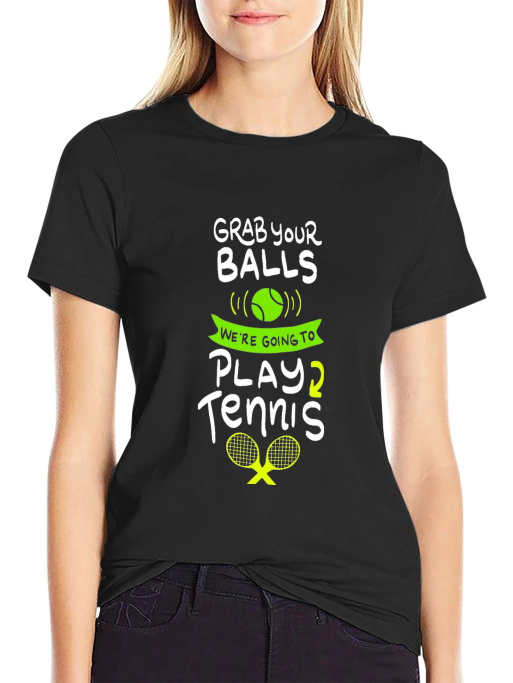 Grab Your Balls Play Tennis Graphic Tee