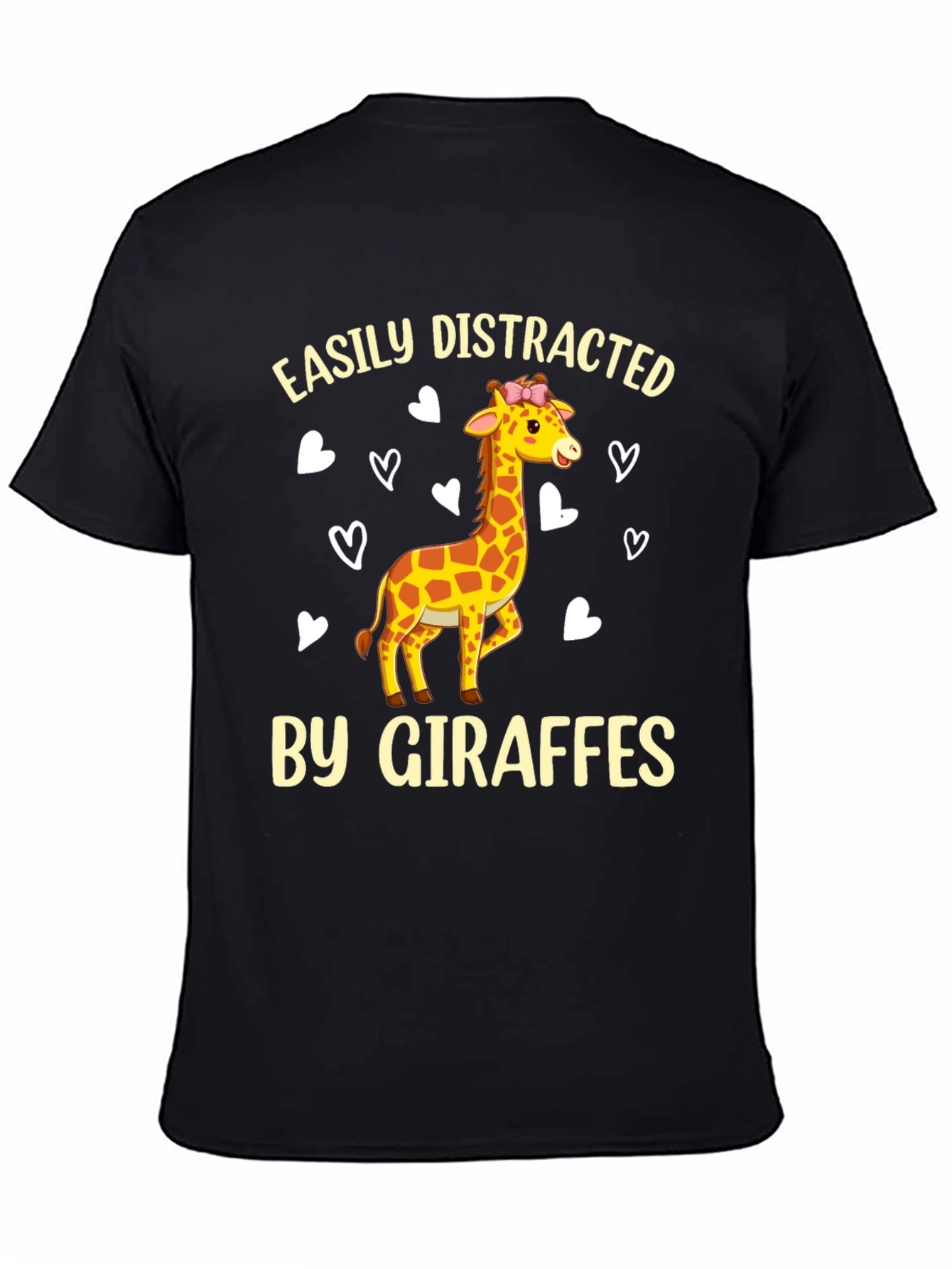 Giraffe Lover Tee - Easily Distracted Funny T-Shirt