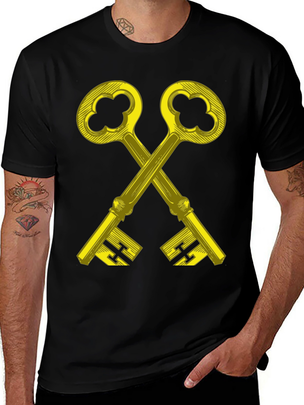 Golden Keys Graphic T-Shirt