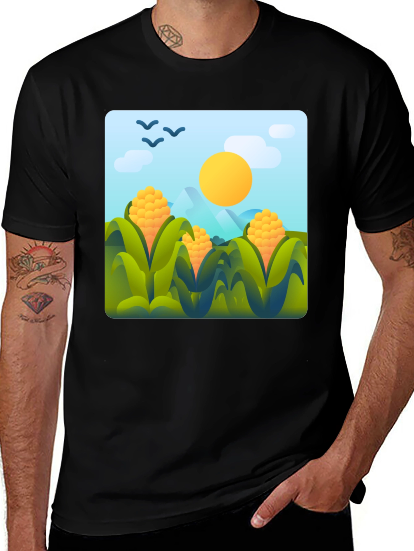 Cornfield T-Shirt - Nature Inspired Graphic Tee