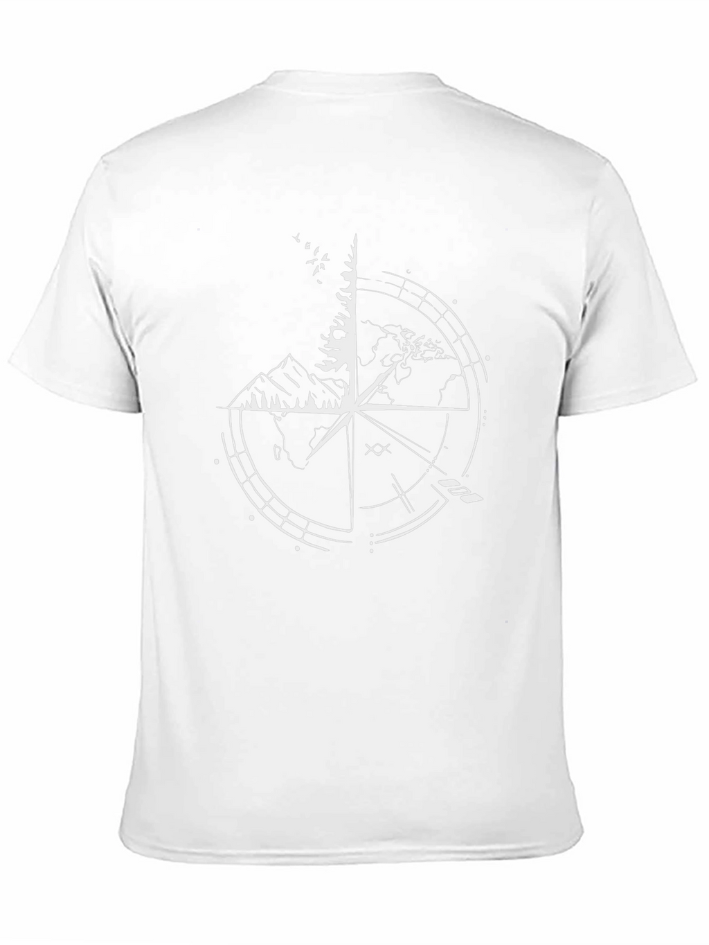 Compass Graphic Black T-Shirt - Adventure Ready