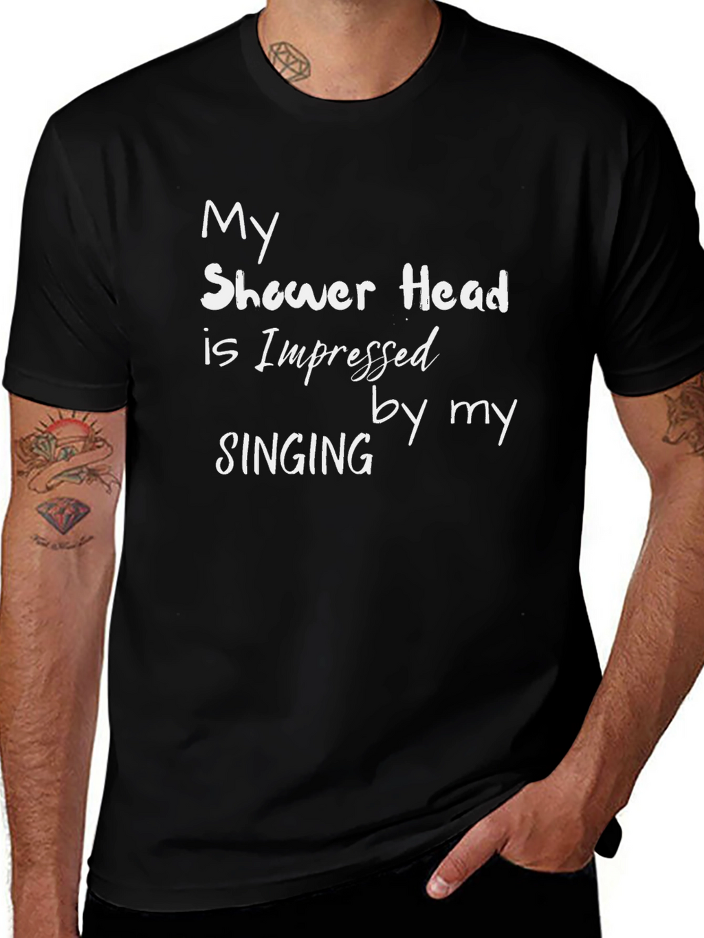 Funny Shower Singing T-Shirt