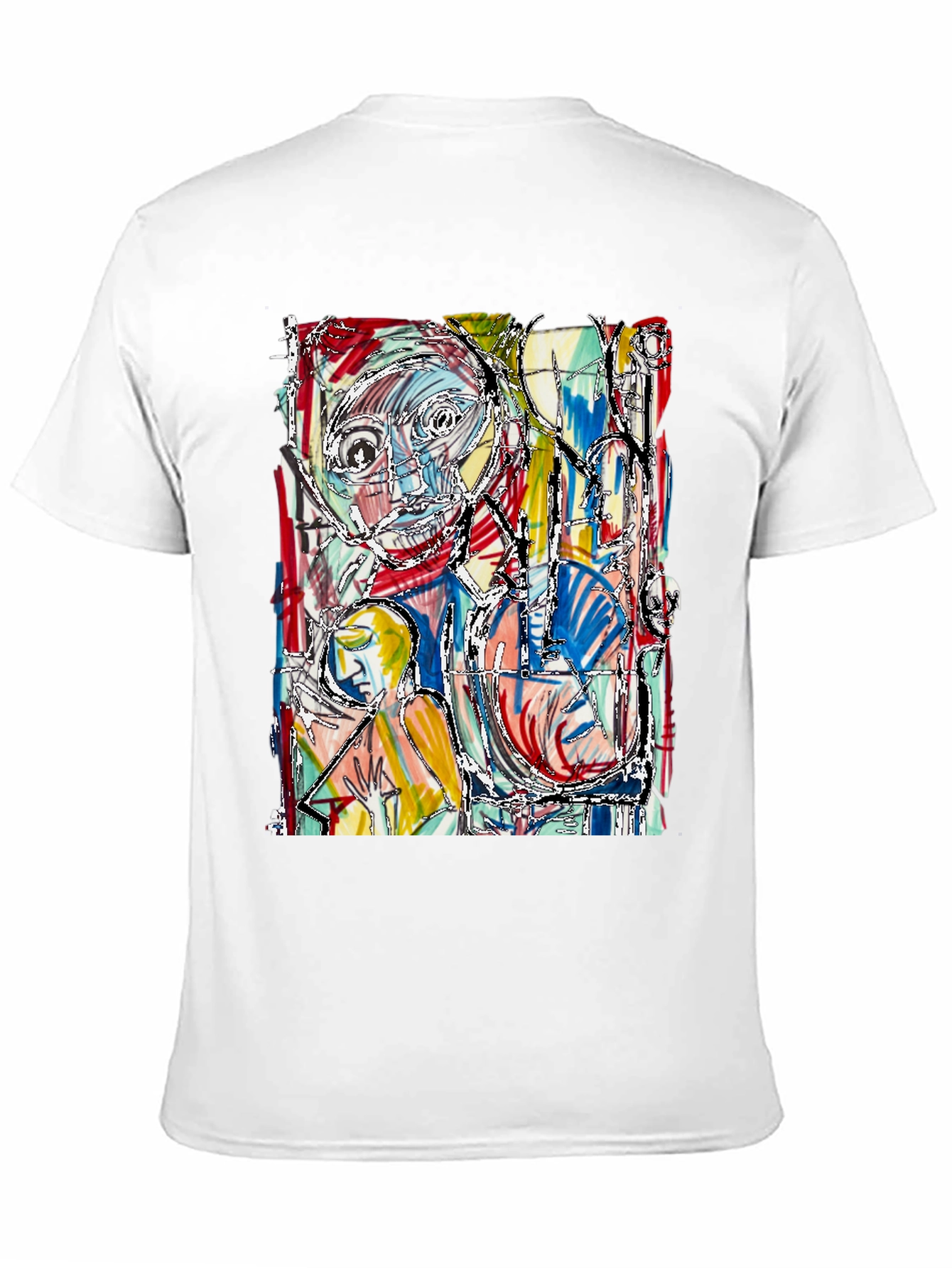 Abstract Art Graphic Tee - Unique Style