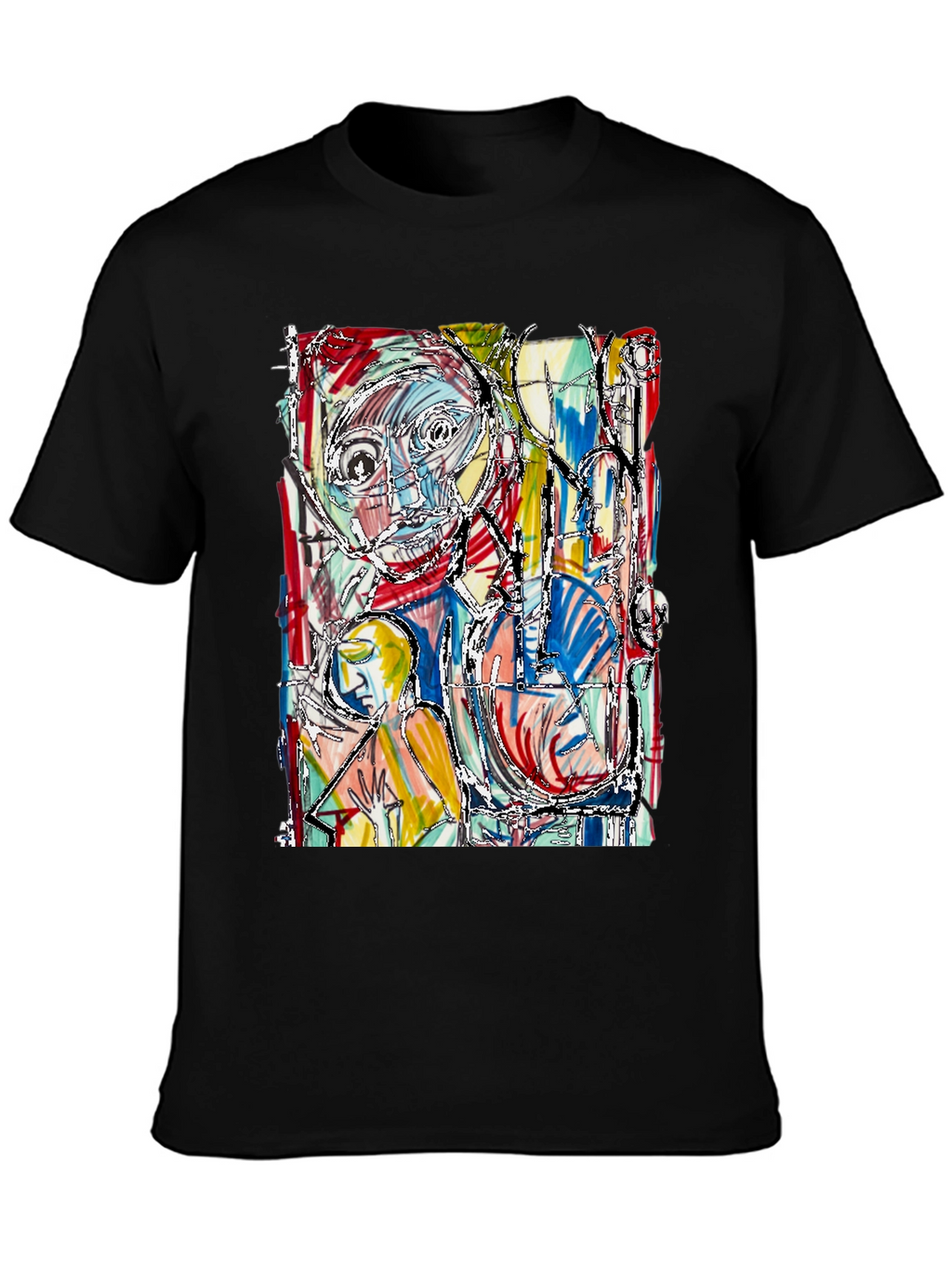 Abstract Art Graphic Tee - Unique Style