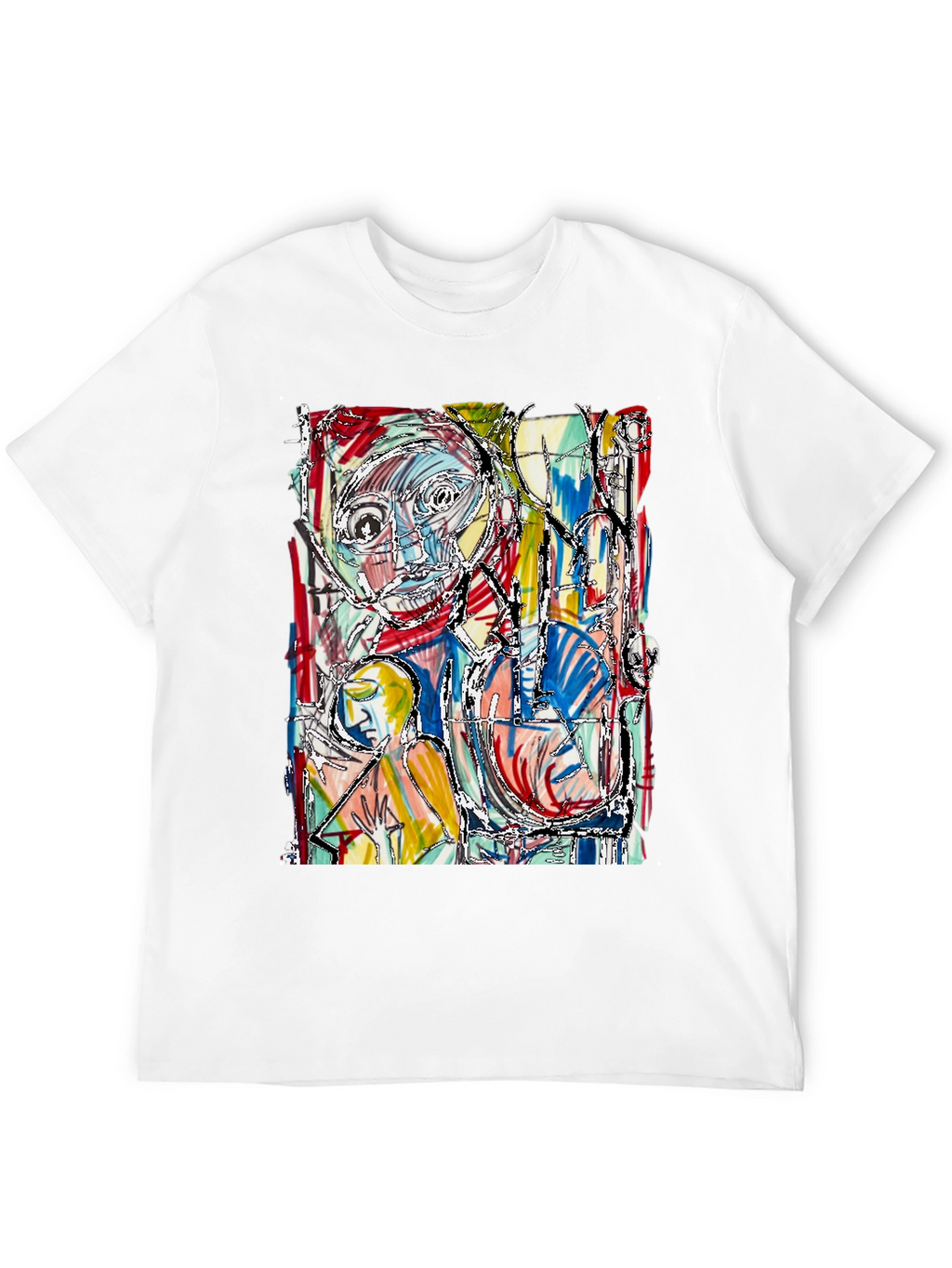 Abstract Art Graphic Tee - Unique Style