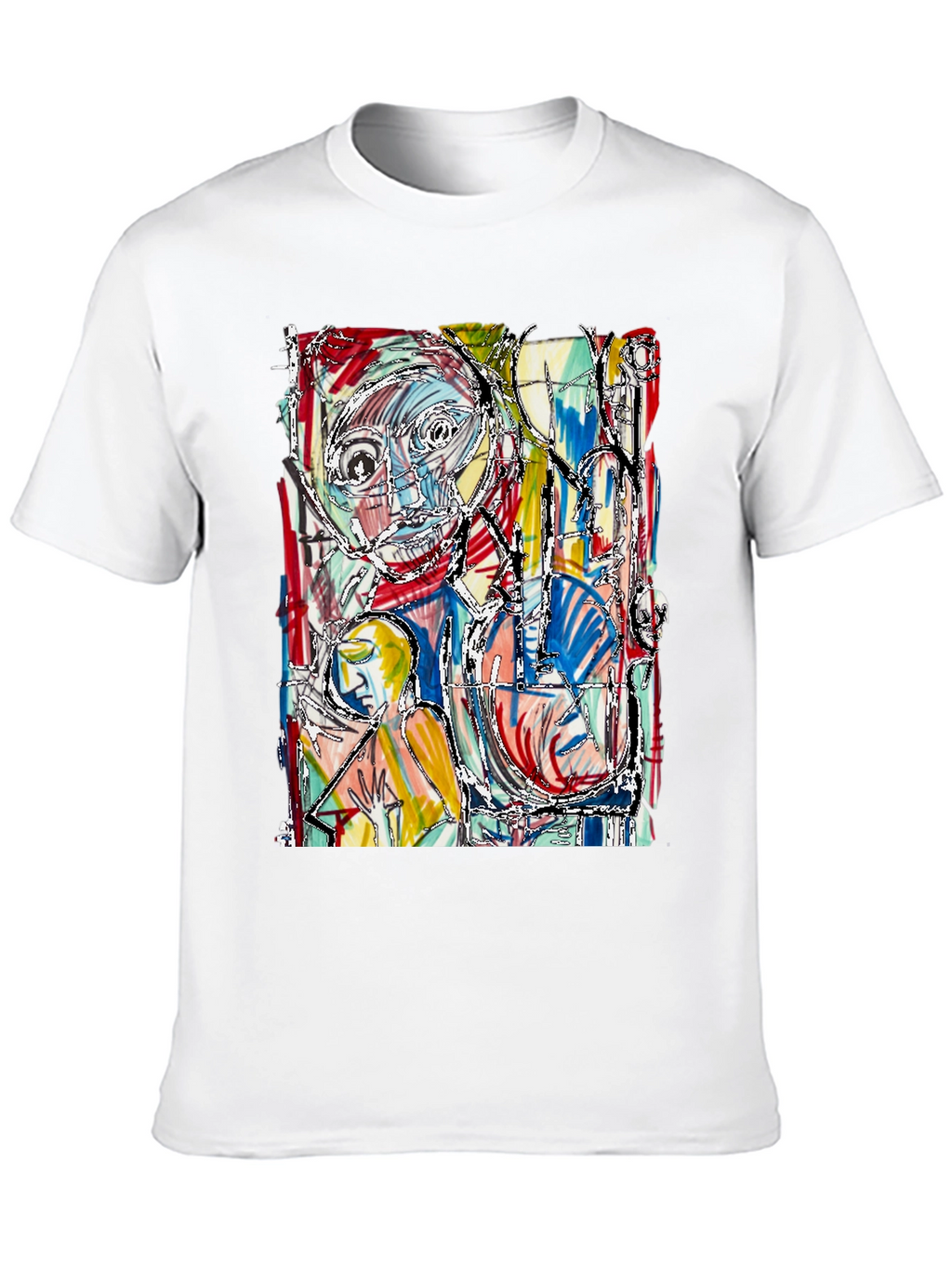 Abstract Art Graphic Tee - Unique Style