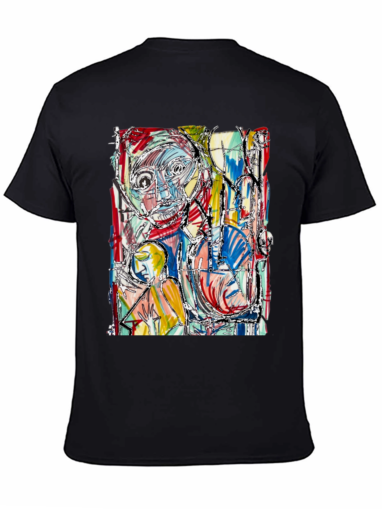 Abstract Art Graphic Tee - Unique Style