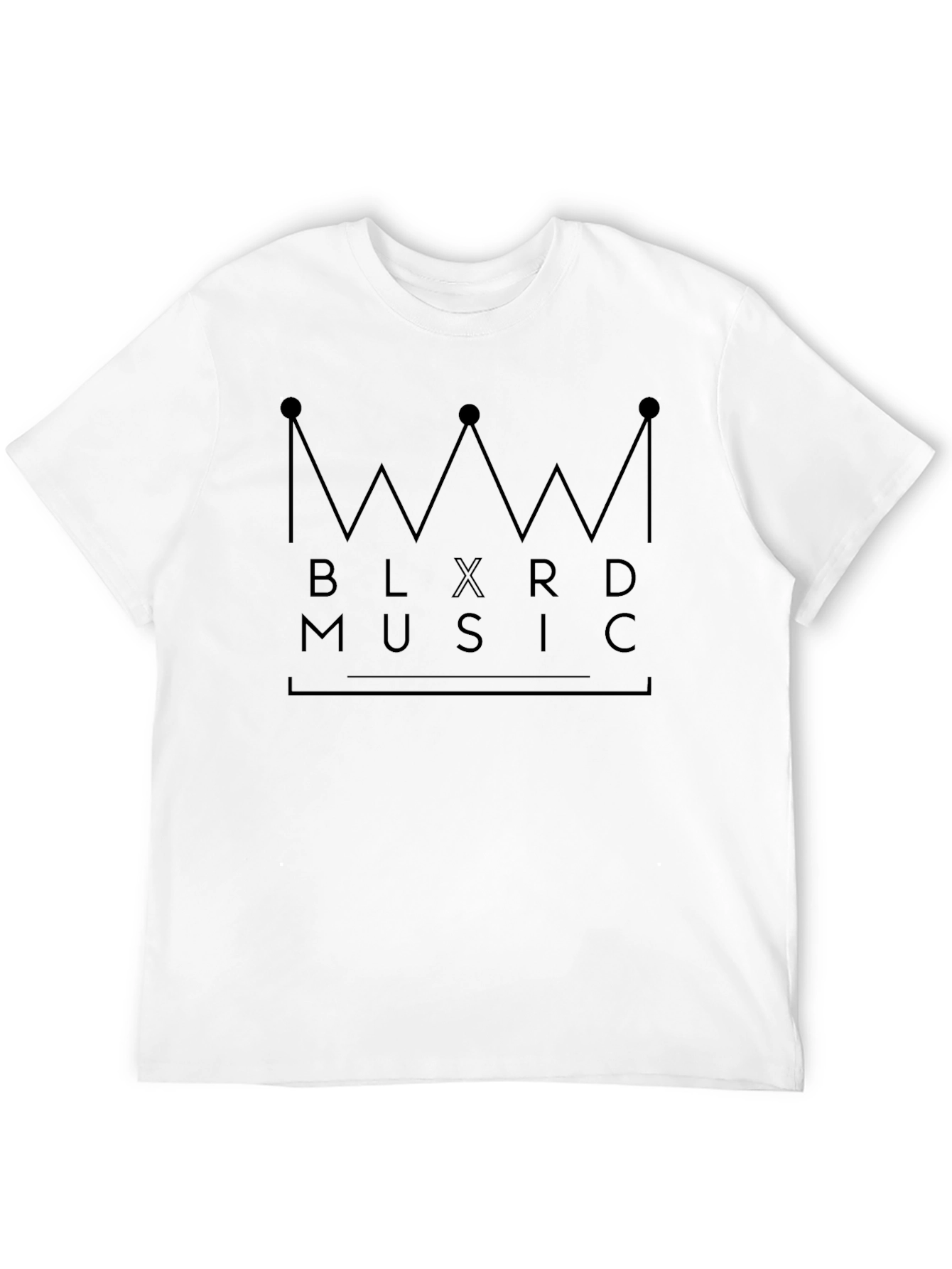 BLXRD Music Graphic Print Black T-Shirt