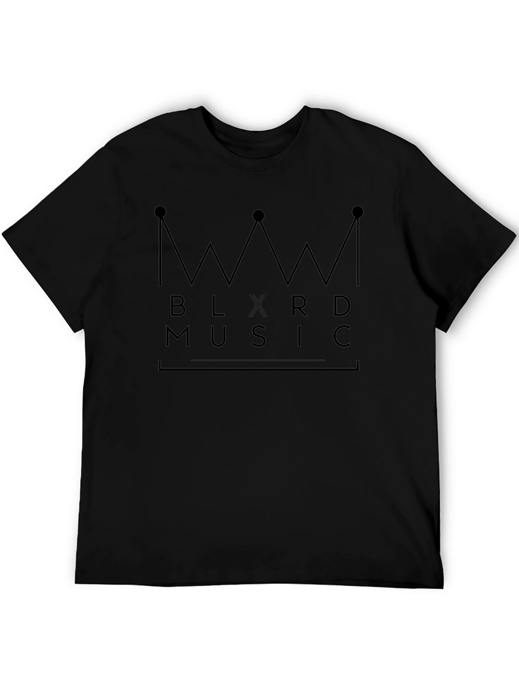 BLXRD Music Graphic Print Black T-Shirt