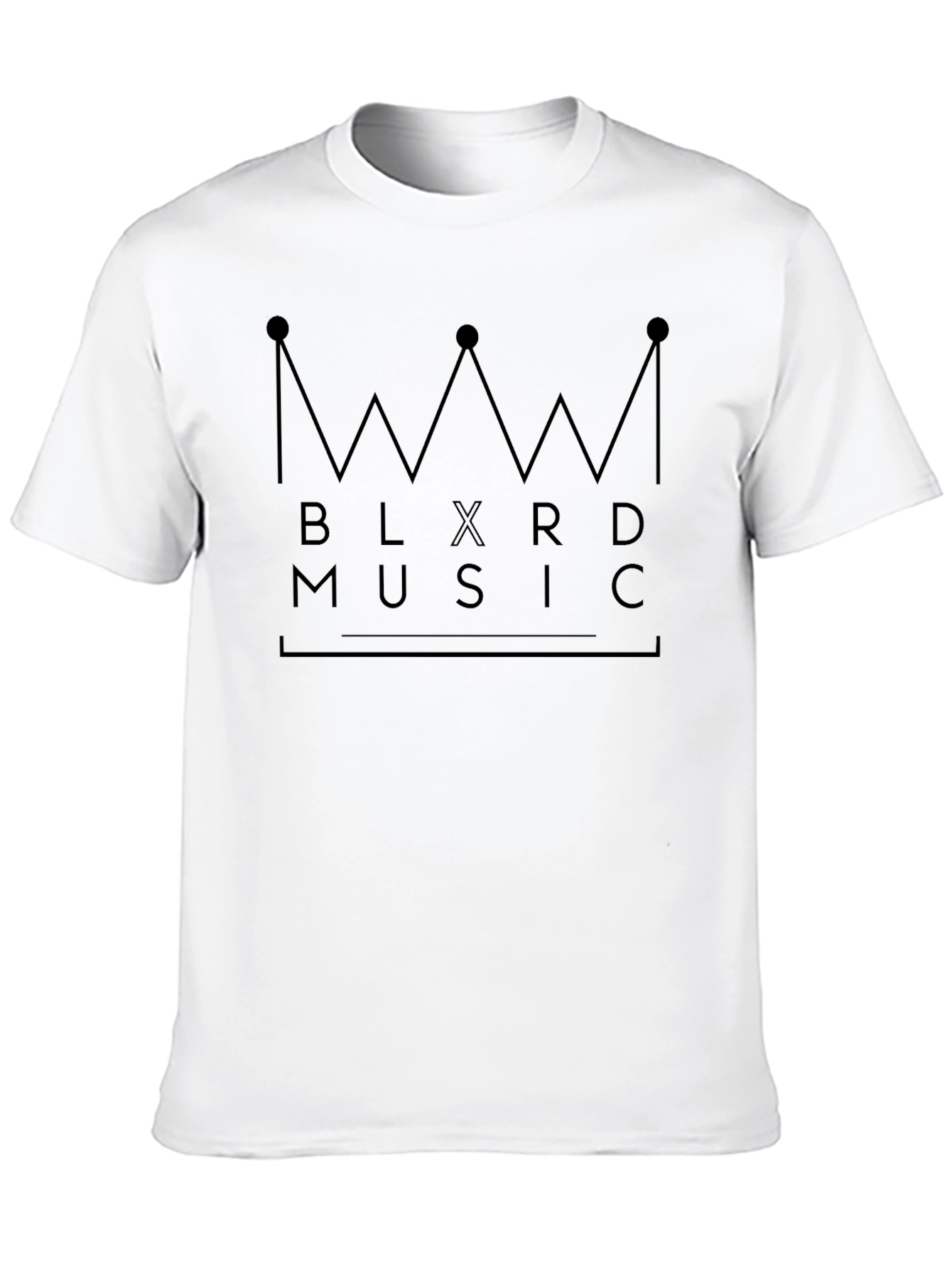 BLXRD Music Graphic Print Black T-Shirt
