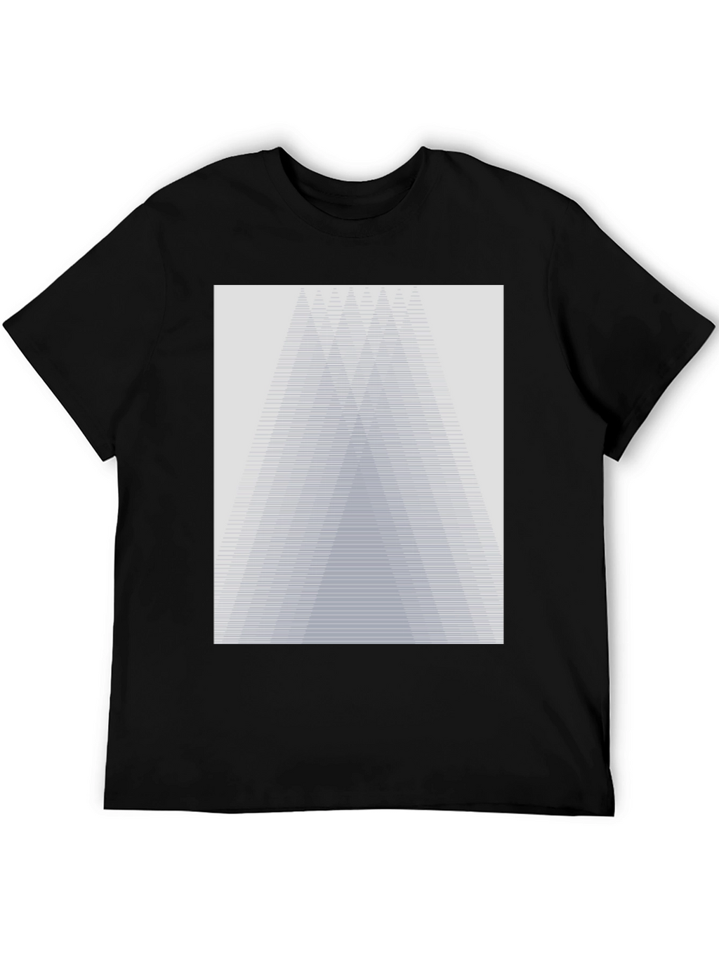 Abstract Geometric Graphic Tee - Modern Design