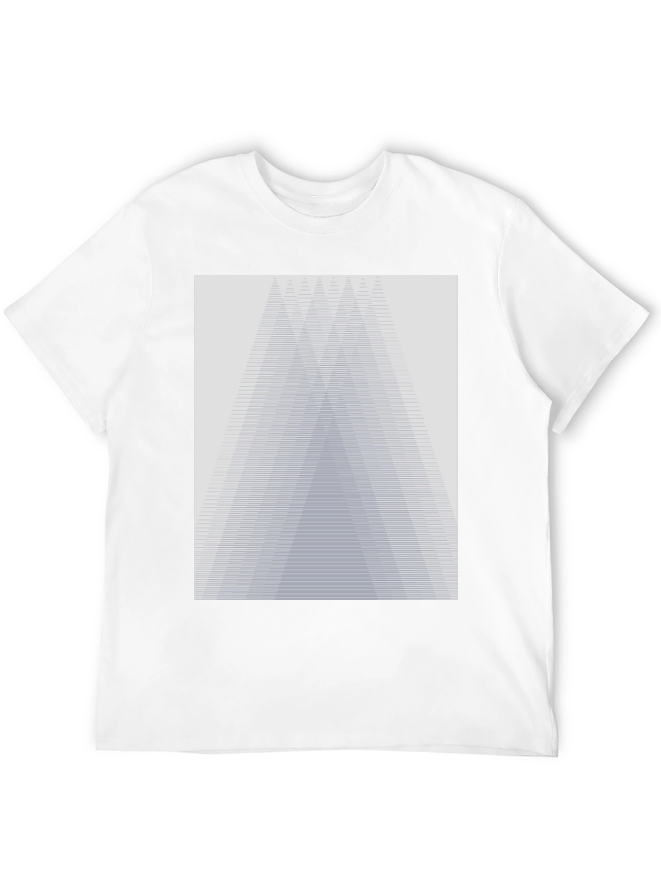 Abstract Geometric Graphic Tee - Modern Design