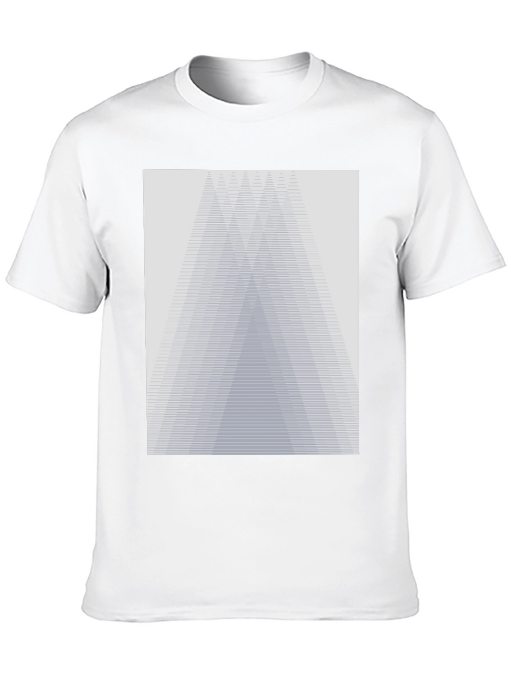 Abstract Geometric Graphic Tee - Modern Design
