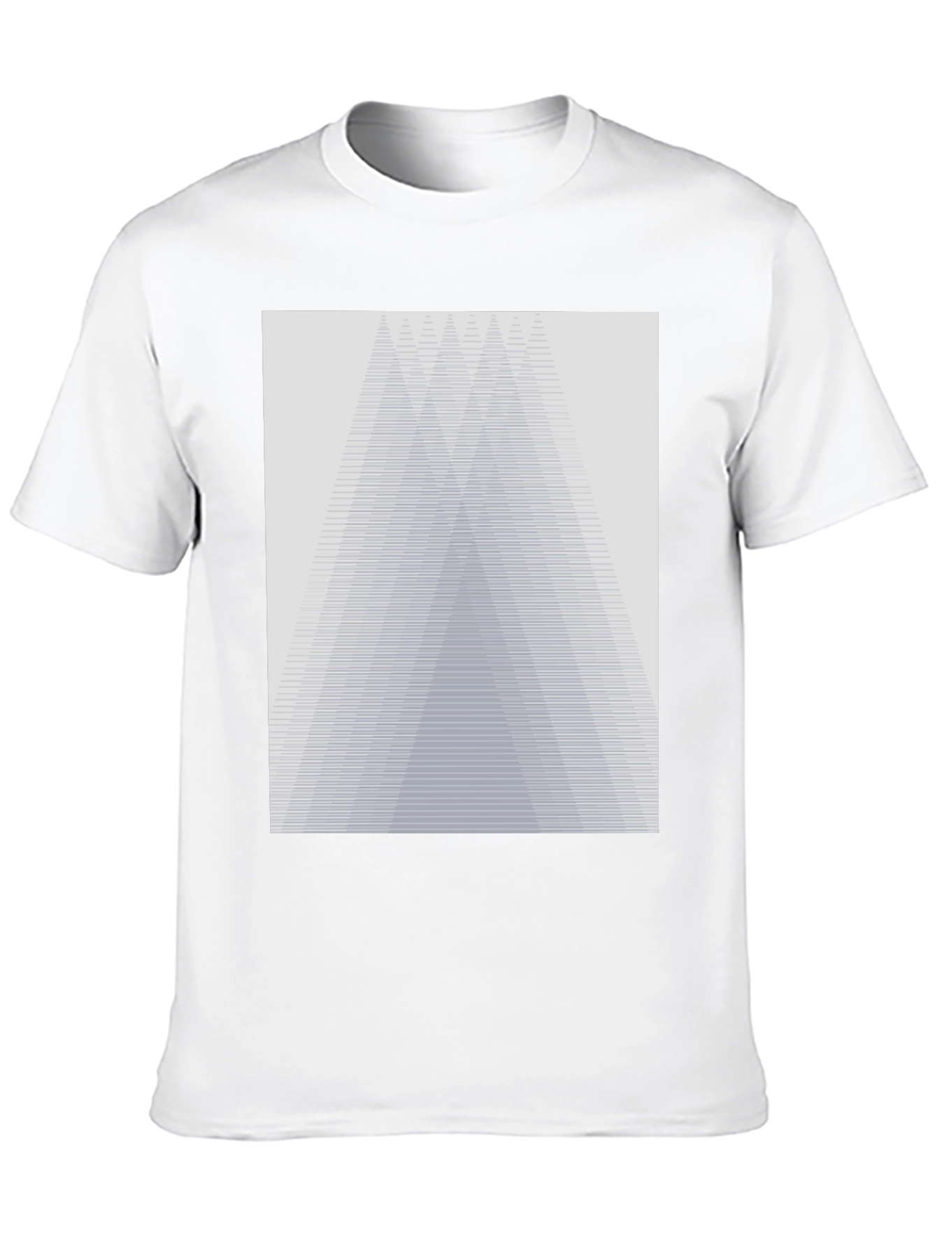 Abstract Geometric Graphic Tee - Modern Design
