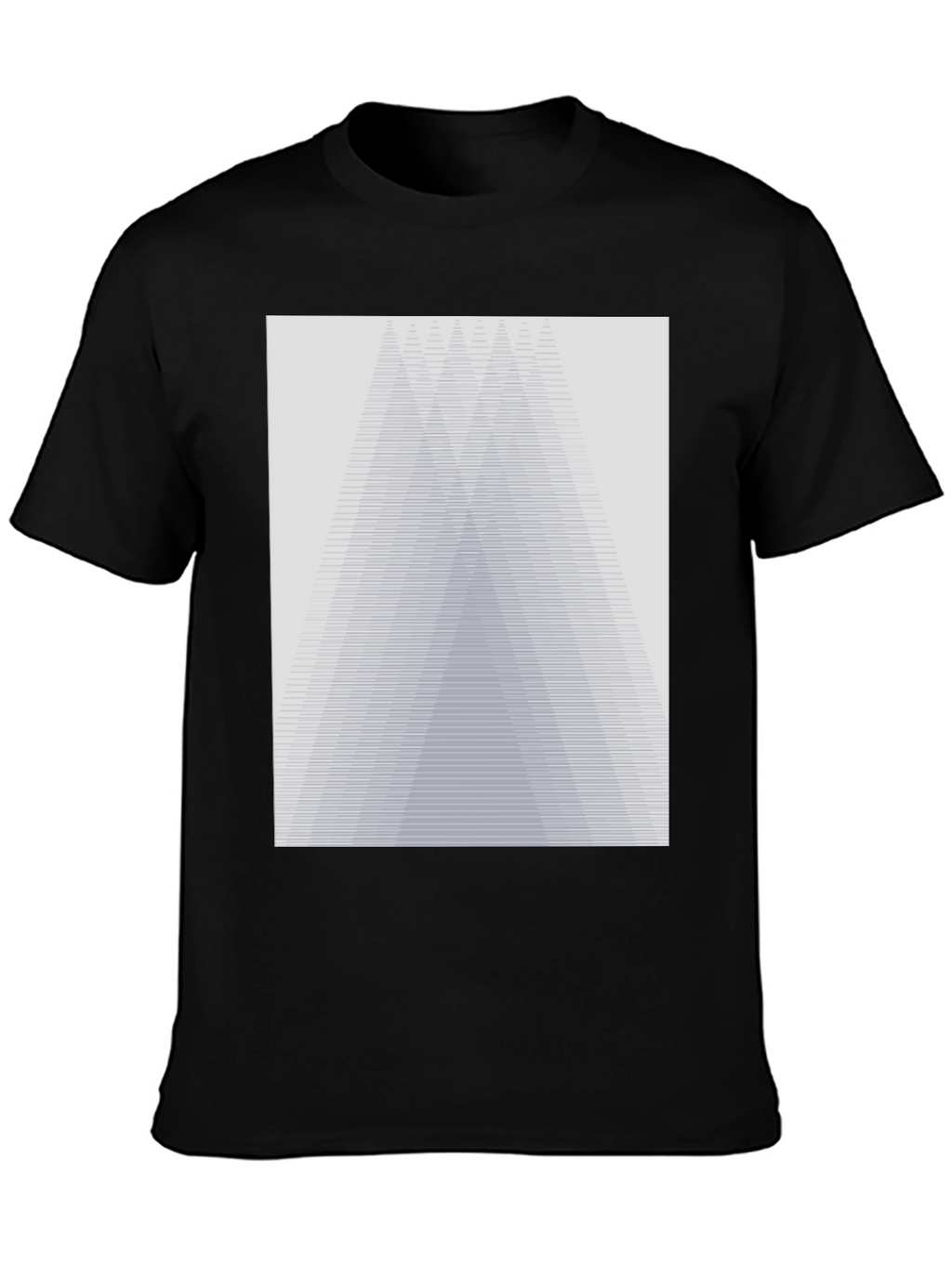 Abstract Geometric Graphic Tee - Modern Design