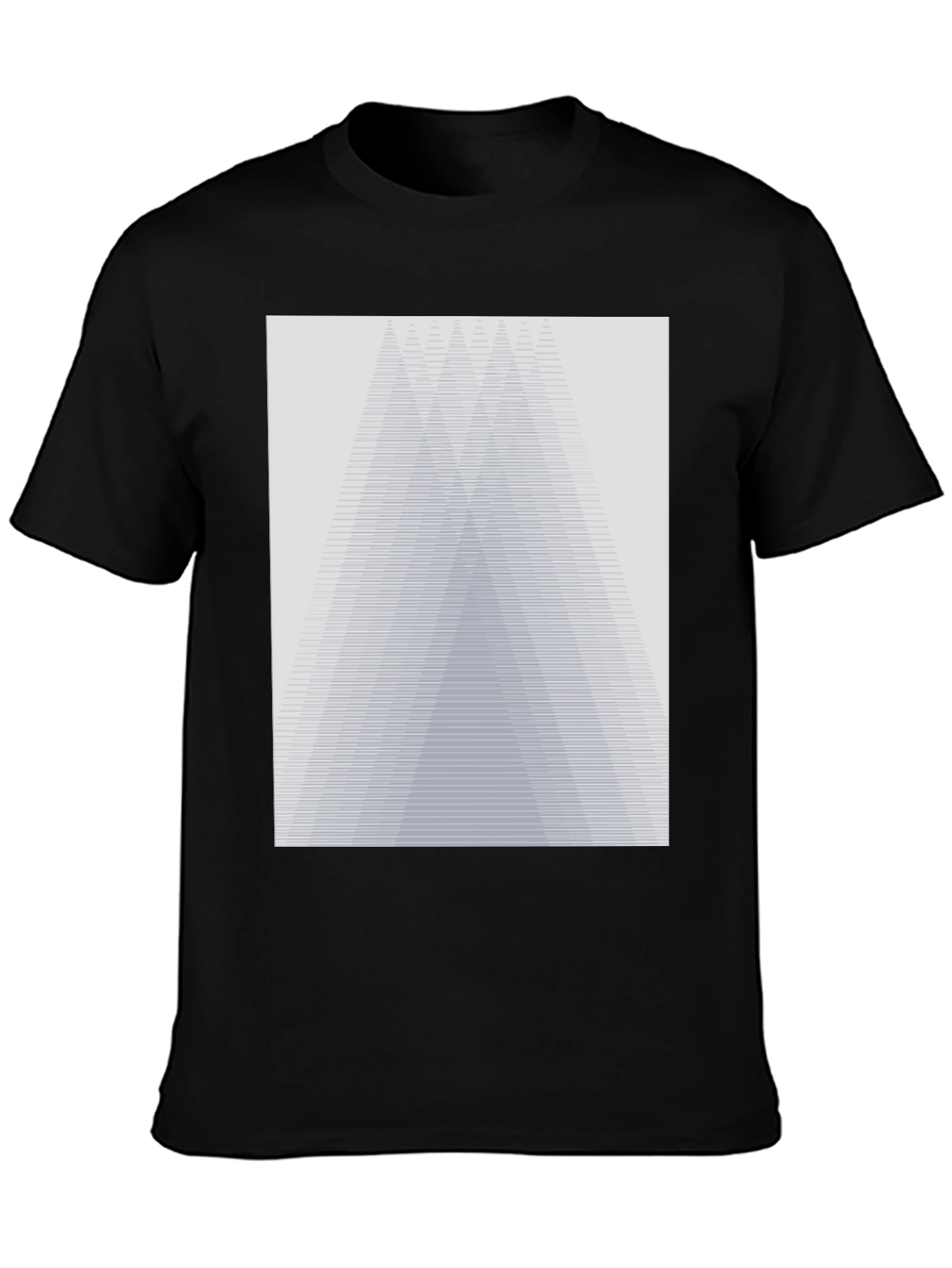 Abstract Geometric Graphic Tee - Modern Design