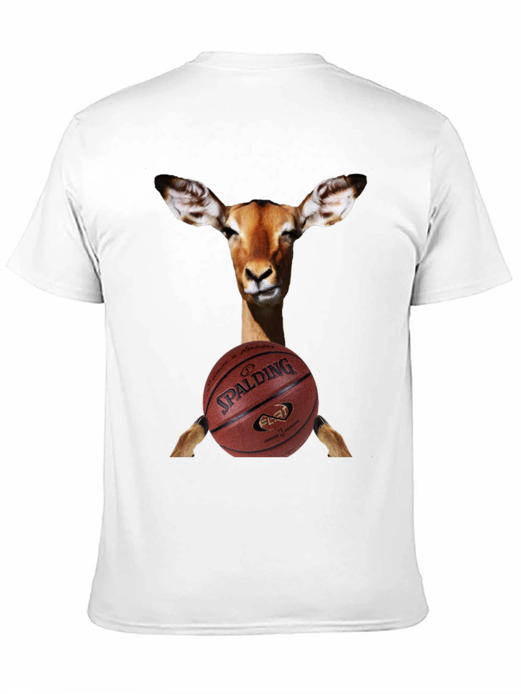 Deer Basketball T-Shirt - Spalding Graphic Tee