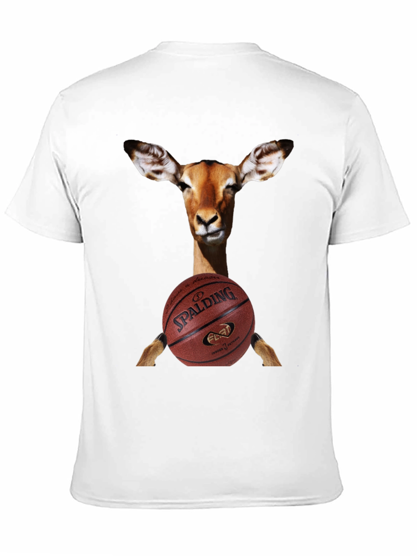 Deer Basketball T-Shirt - Spalding Graphic Tee