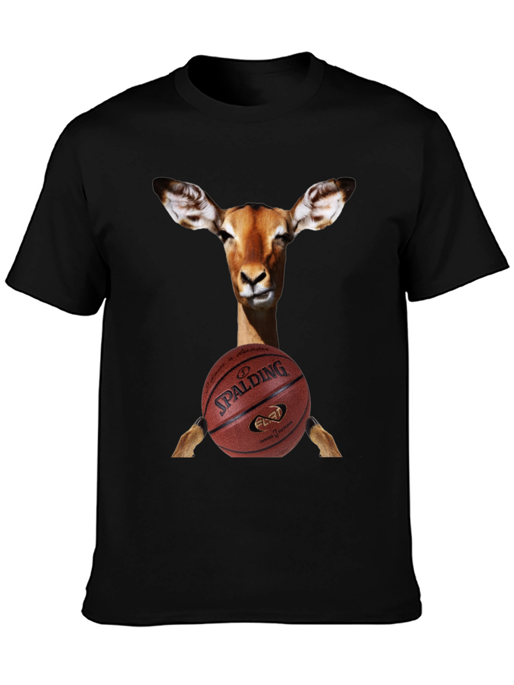 Deer Basketball T-Shirt - Spalding Graphic Tee
