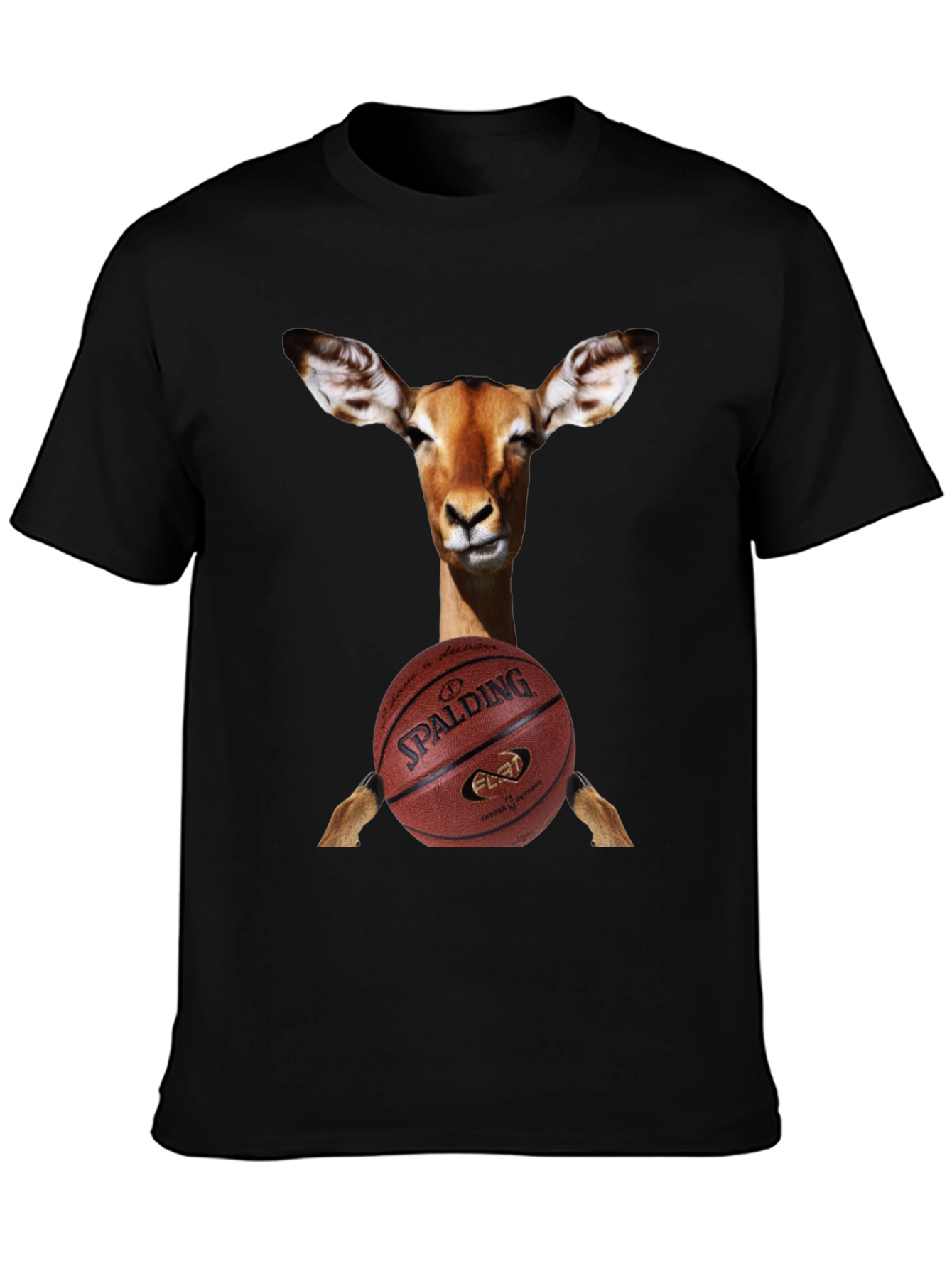 Deer Basketball T-Shirt - Spalding Graphic Tee