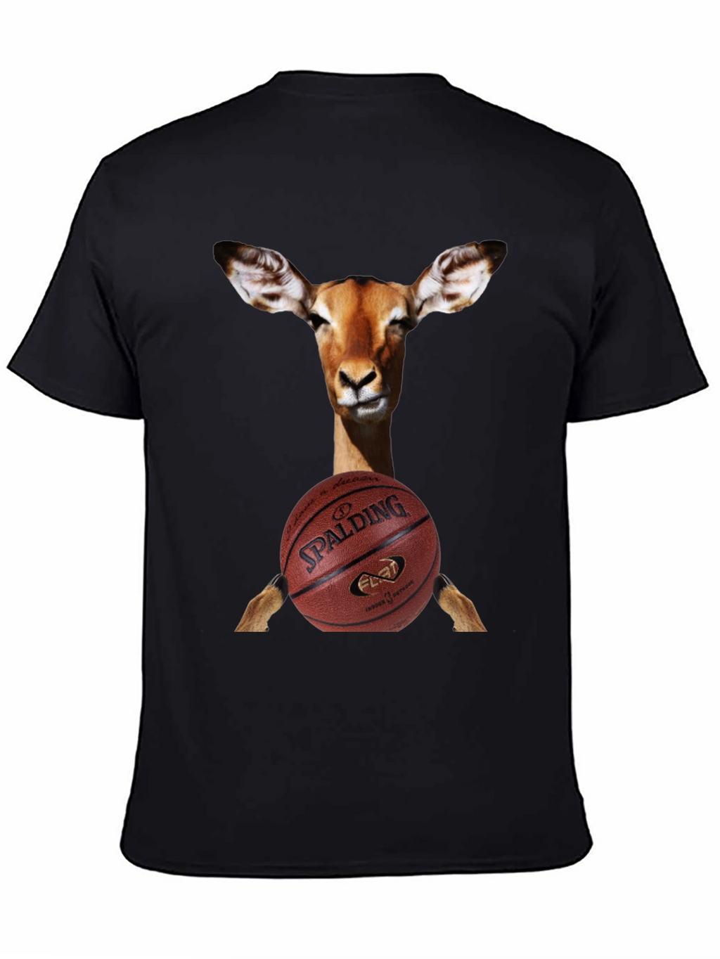 Deer Basketball T-Shirt - Spalding Graphic Tee