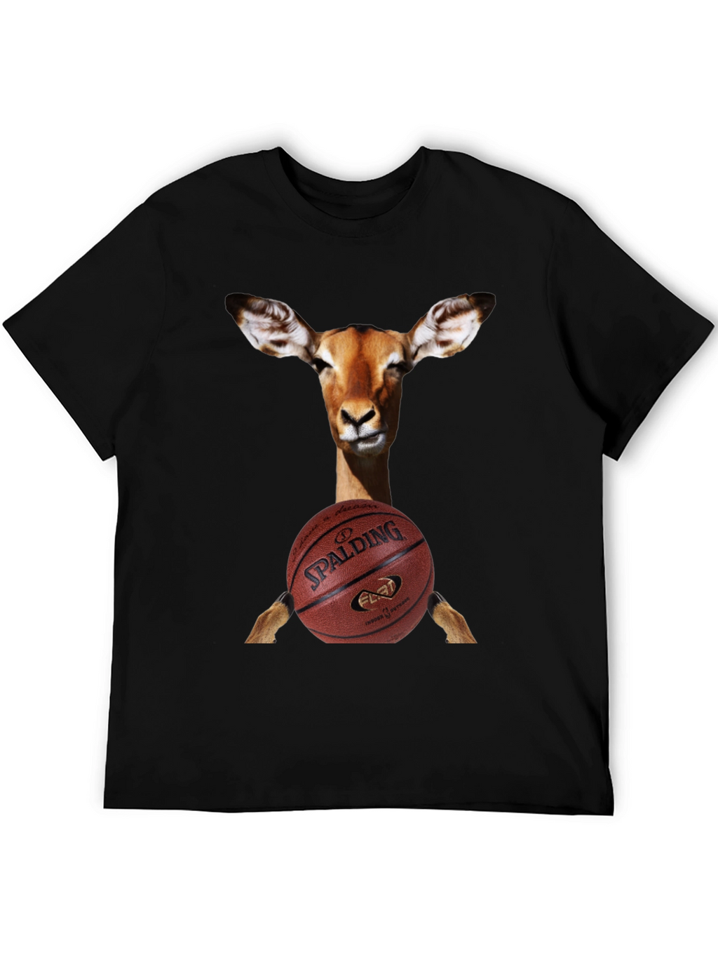 Deer Basketball T-Shirt - Spalding Graphic Tee